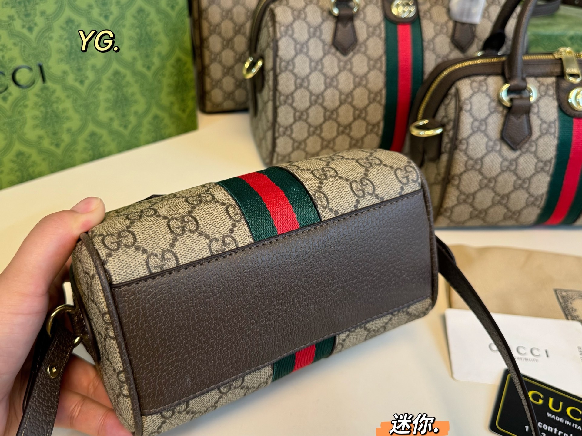 Gucci ophidia boston pillow bag