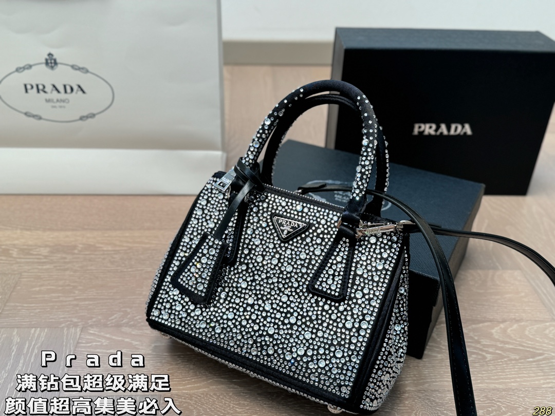 Prada rock crystal BlingBling Diamond handbag