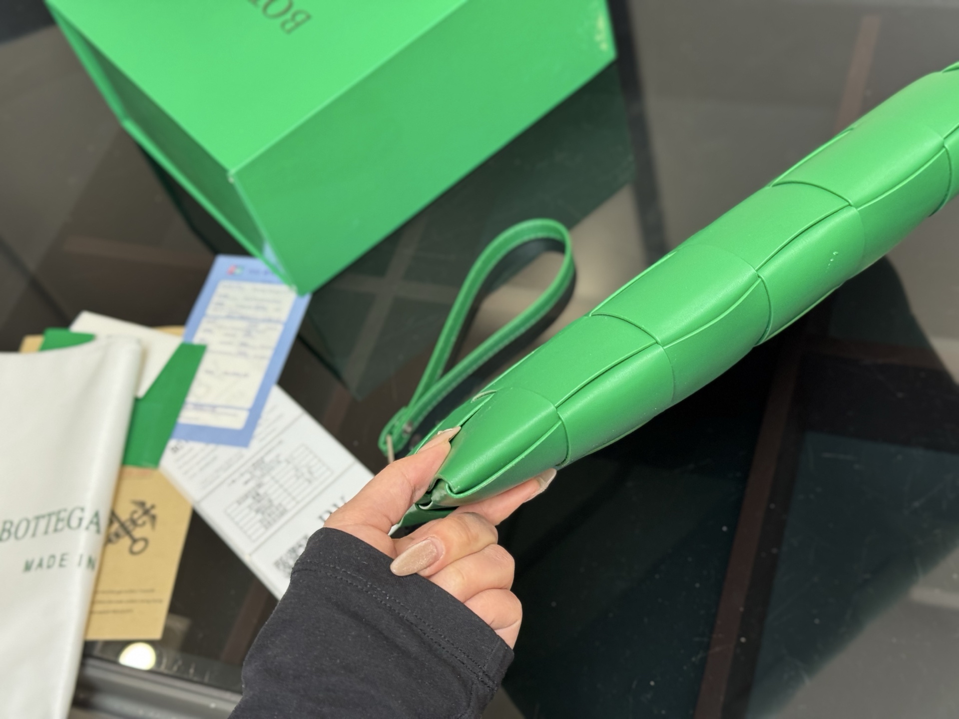 Bottega Veneta cassette clutch