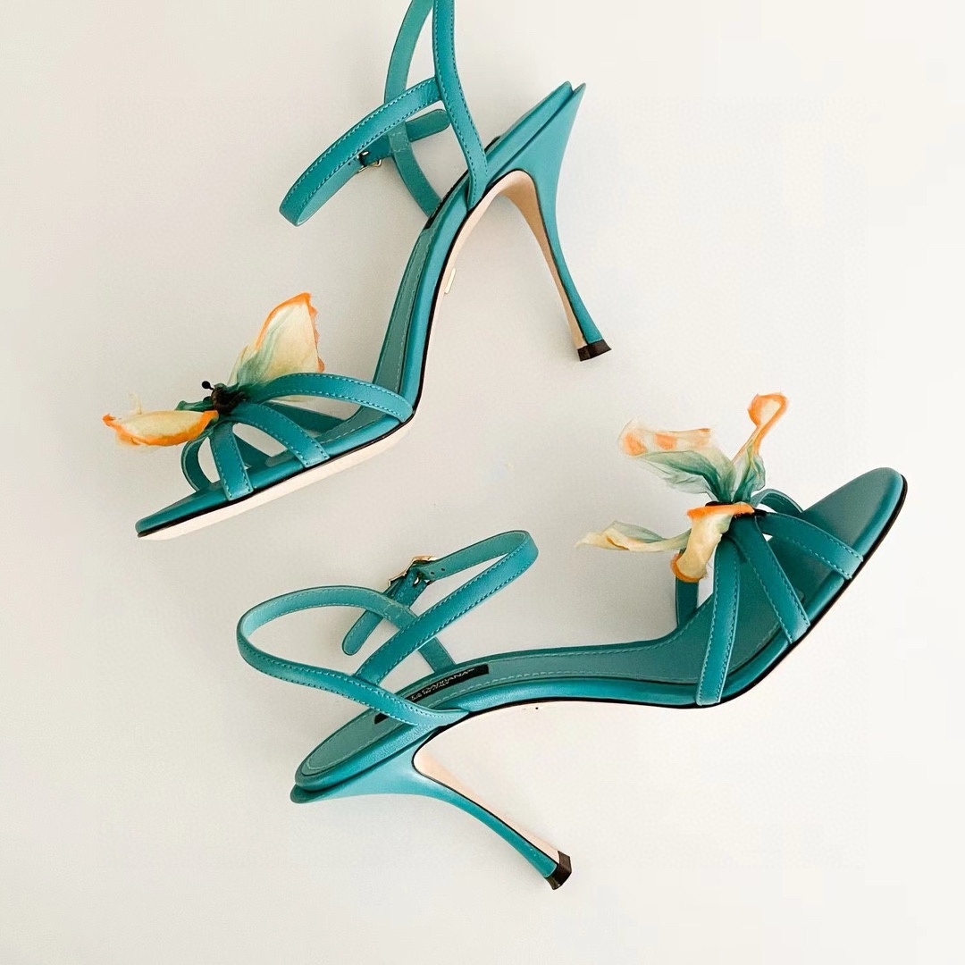 Dolce&Gabbana DG High-Quality Butterfly High-Heeled Sandals