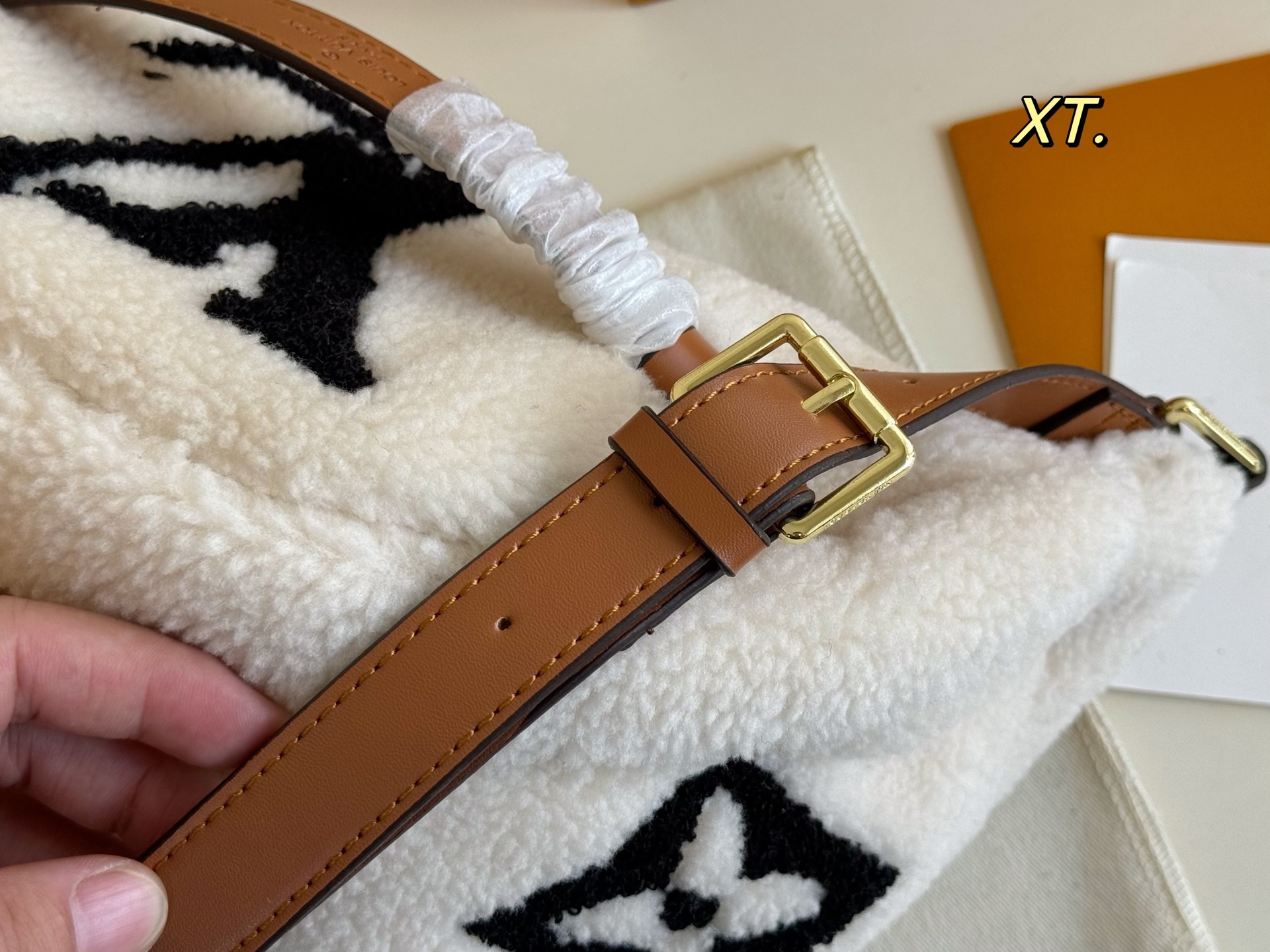 LV New Lambskin Waist Bag Shoulder Bag