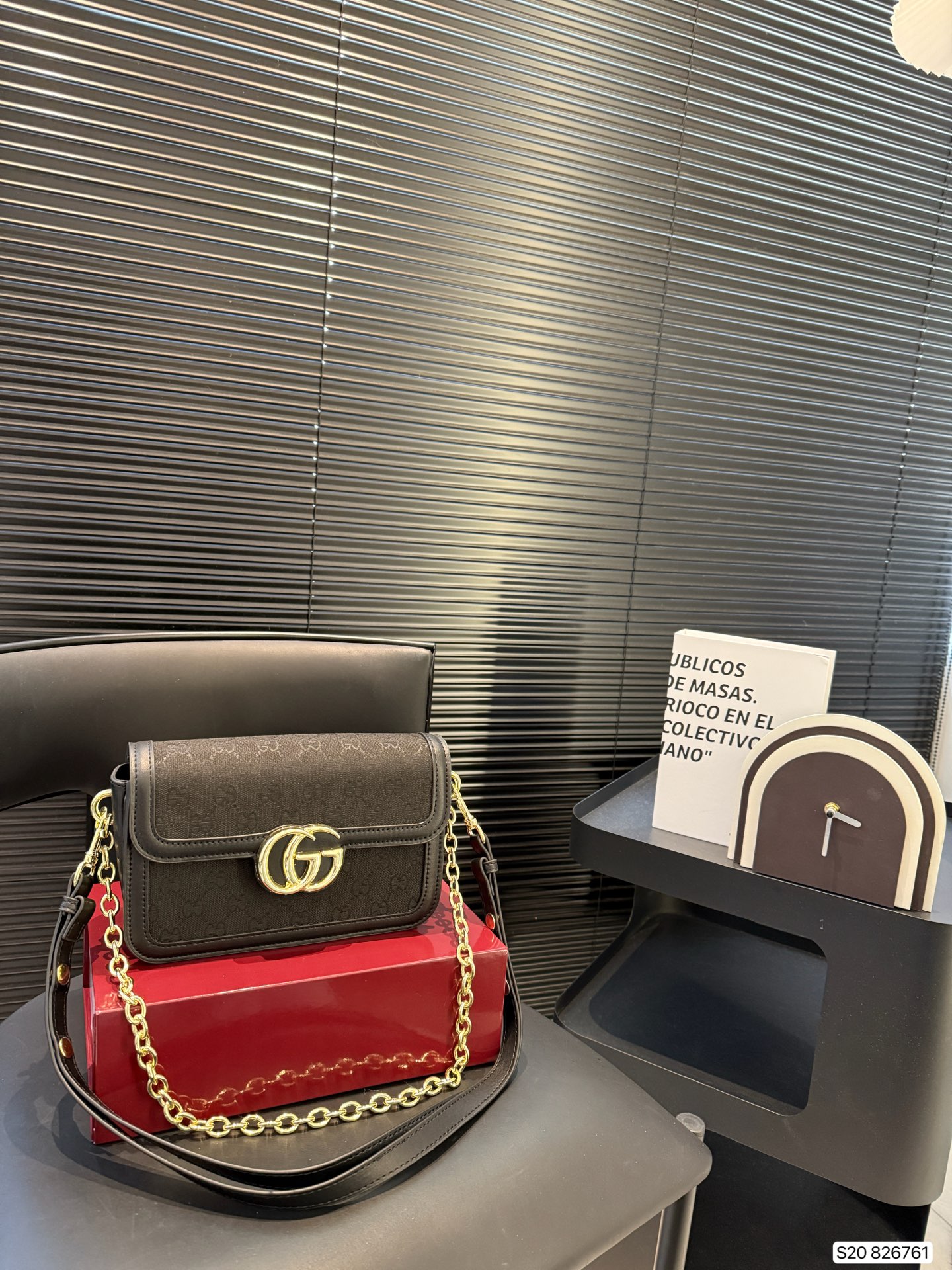 Gucci double G chain flap bag