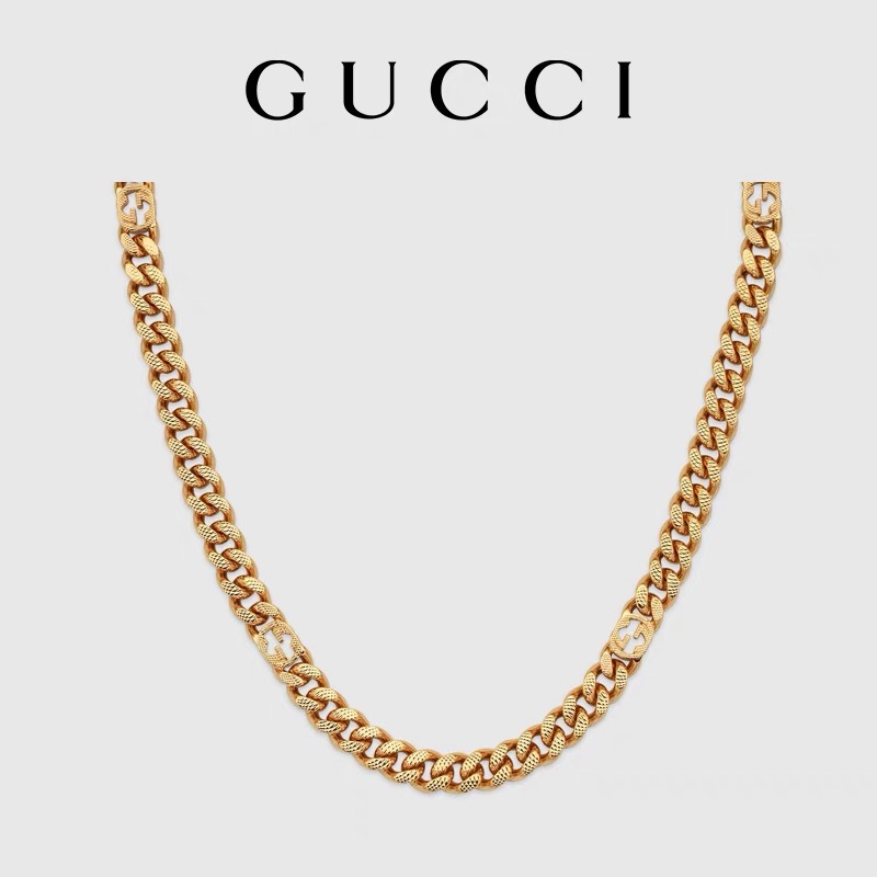 Gucci  Interlocking Double G Necklace
