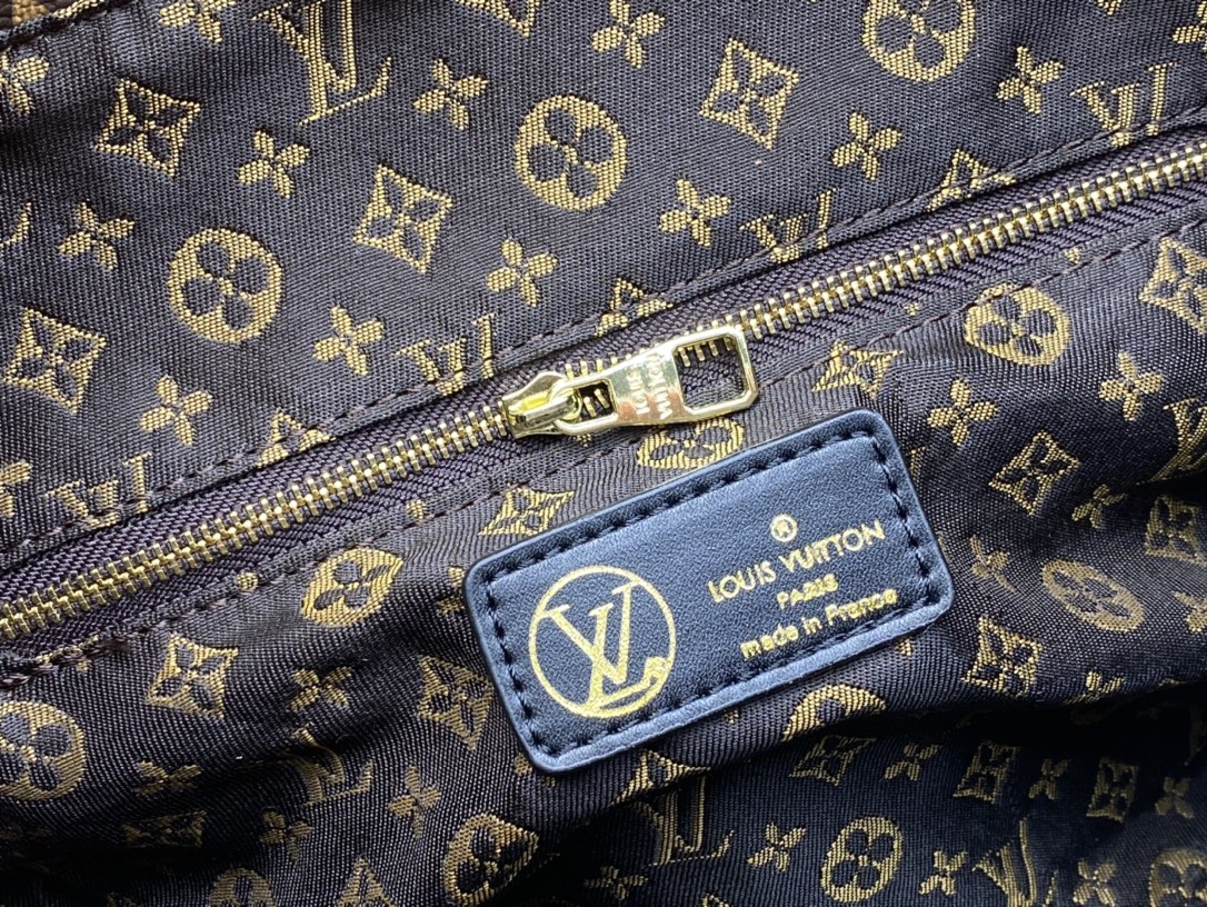LV onthego econyl ecodesign monogram handbag