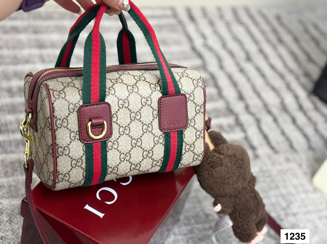 Designer Gucci Boston Pillow Bag