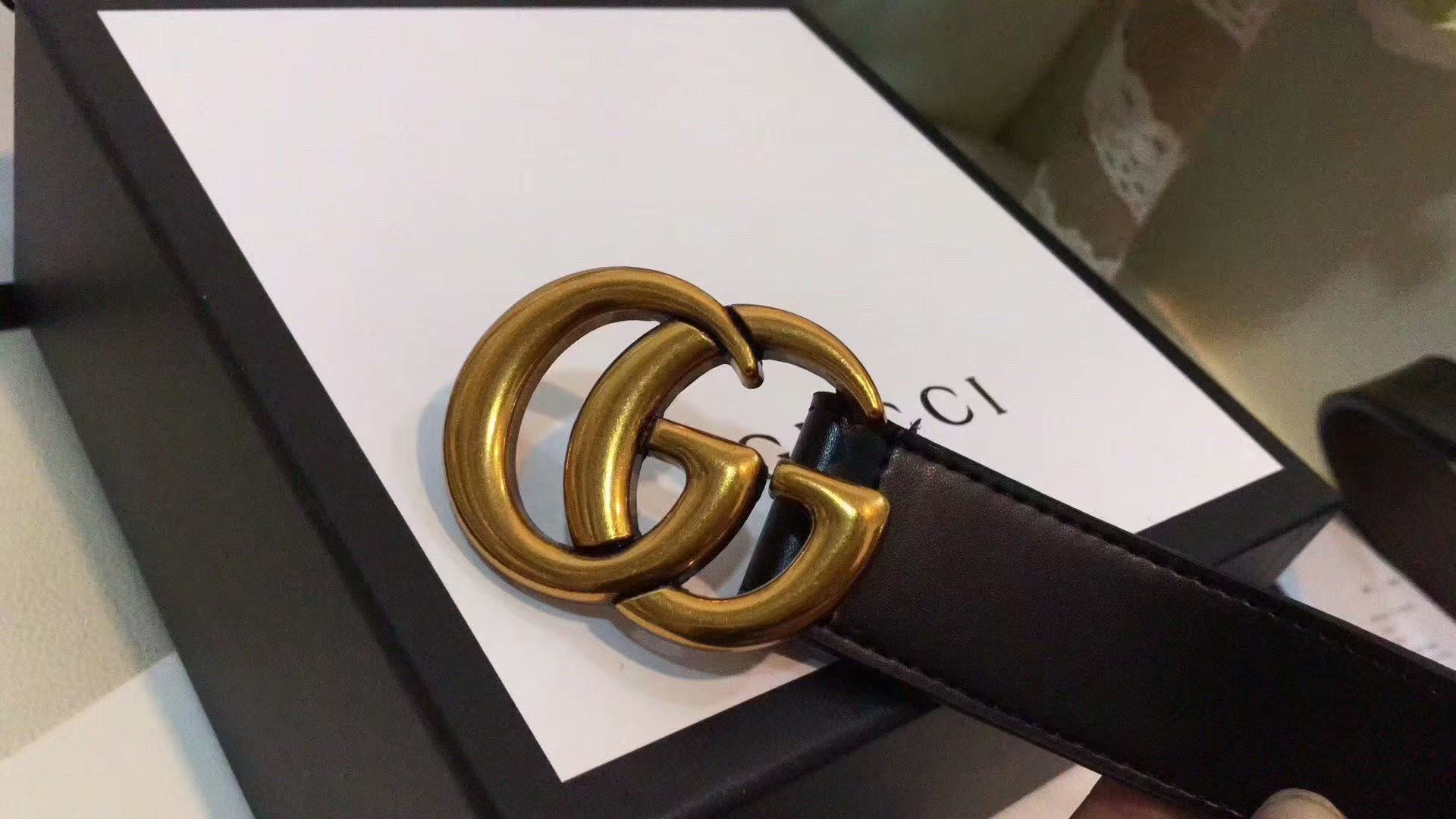 Gucci double G belt