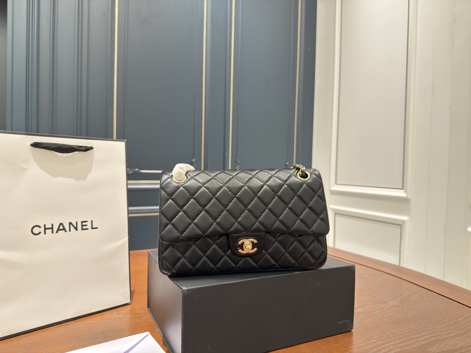 Chanel cf shoulder crossbody bag