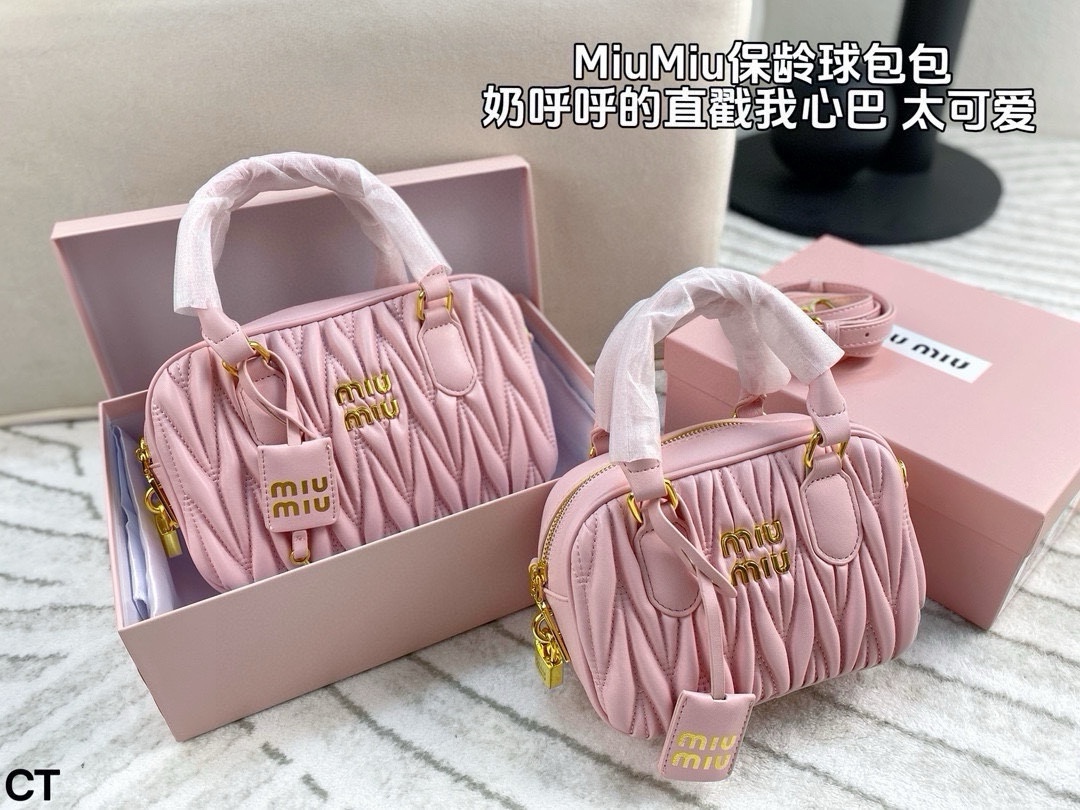 Miumiu Boston Bowling handbag