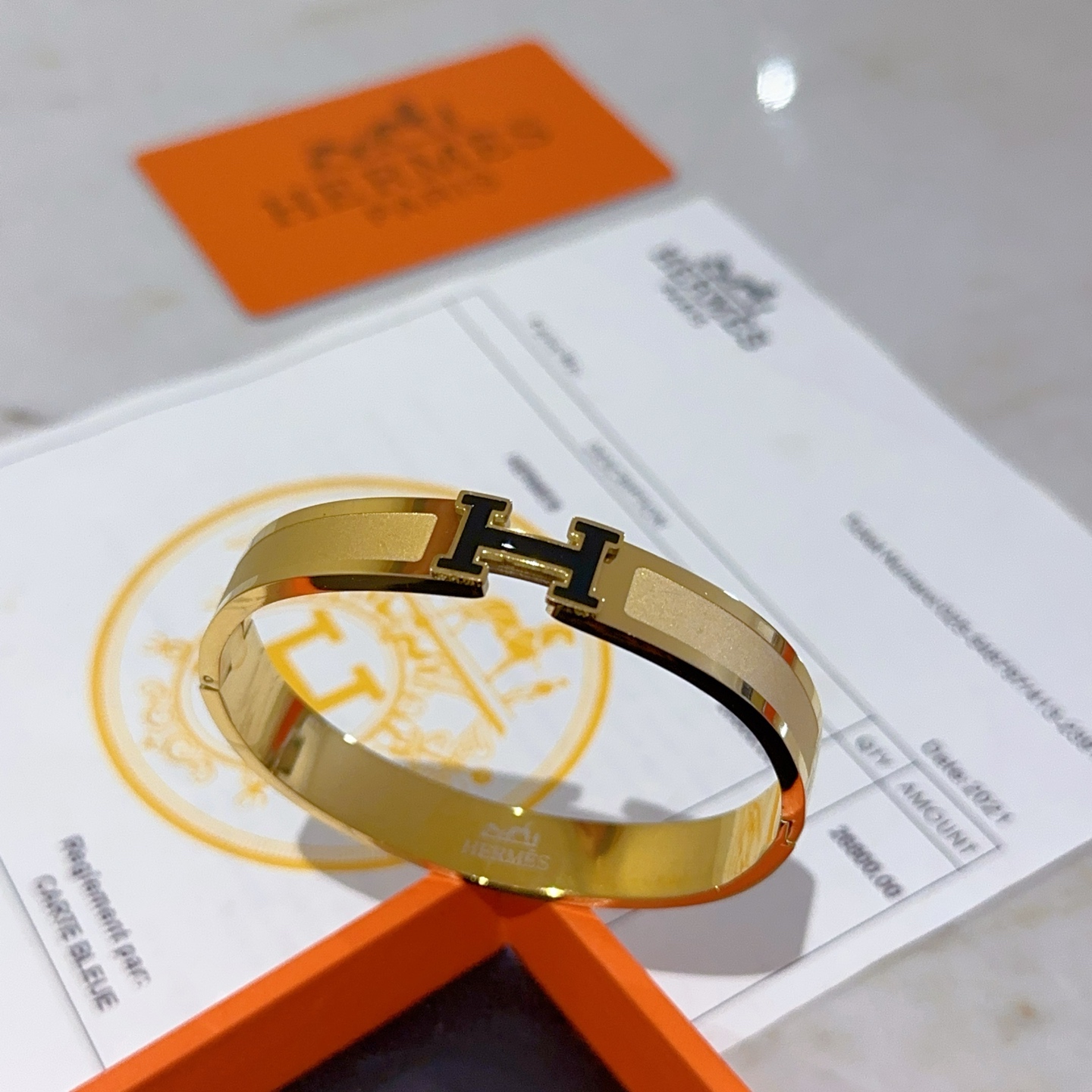 Hermes H bracelet