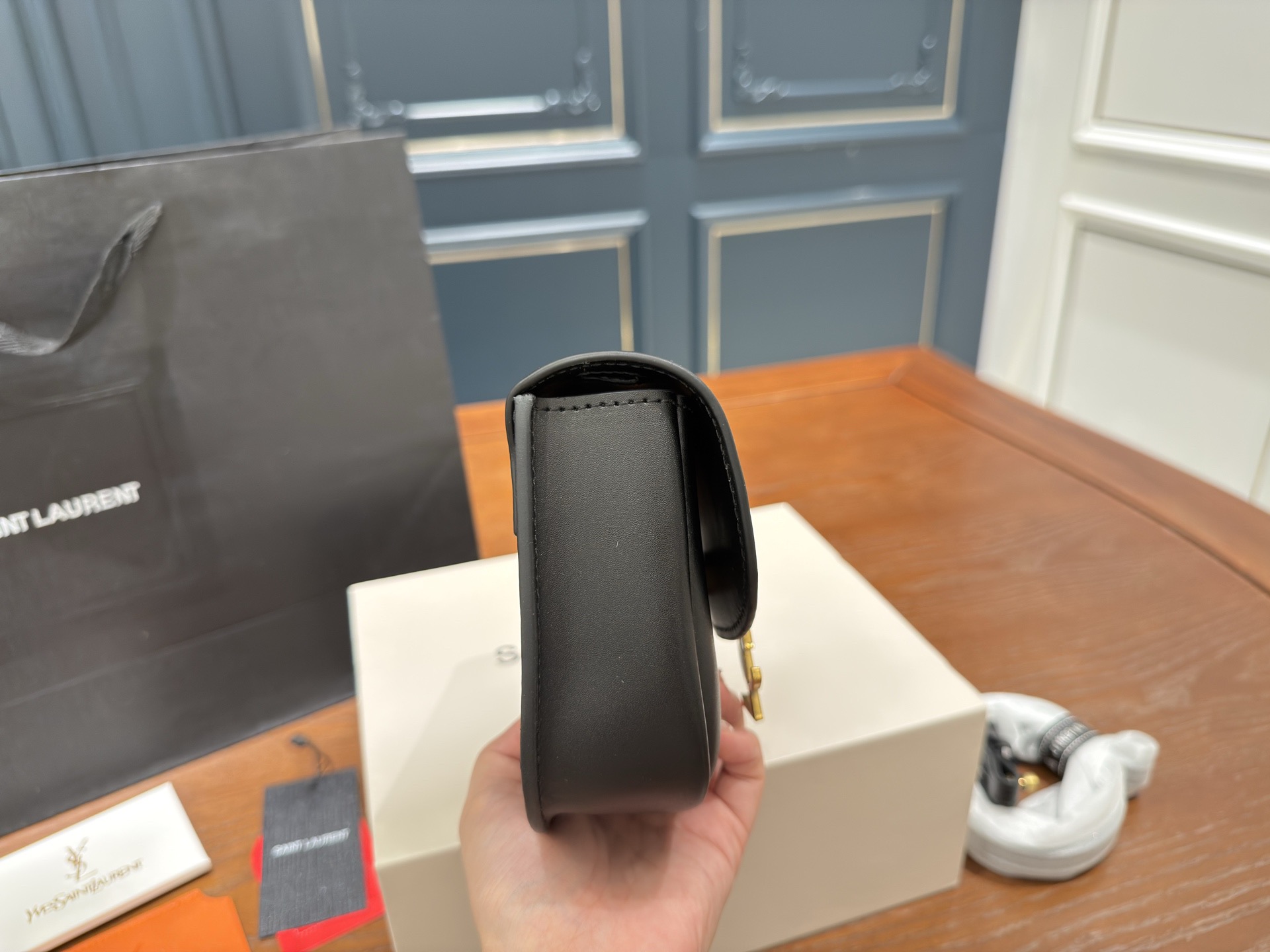 YSL Kaia Crossbody Piggy Bag Saint Laurent Cassandra Classic Envelope Bag