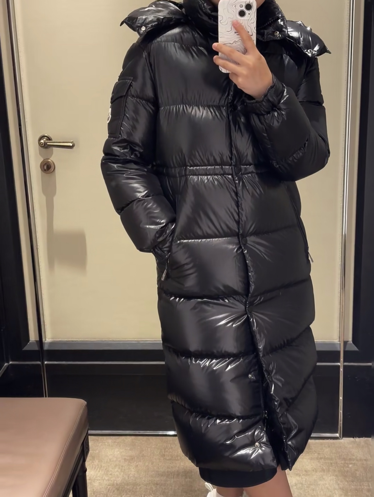 Moncler Cavettaz Long down jackets coats