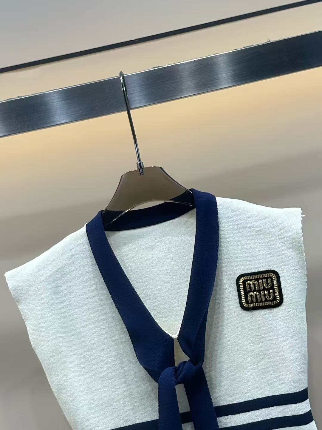 MIUMIU sleeveless T-shirt