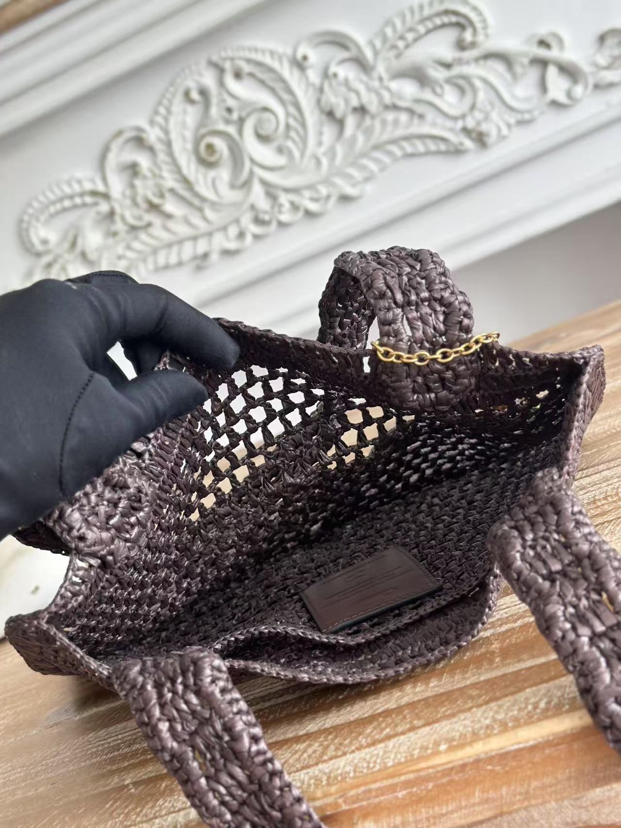 Chloe SUMMER BANANA woven bag 12A quality