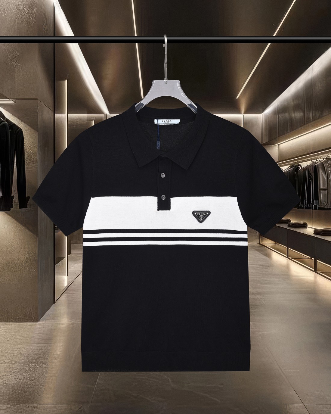 Prada high quality polo T-shirt