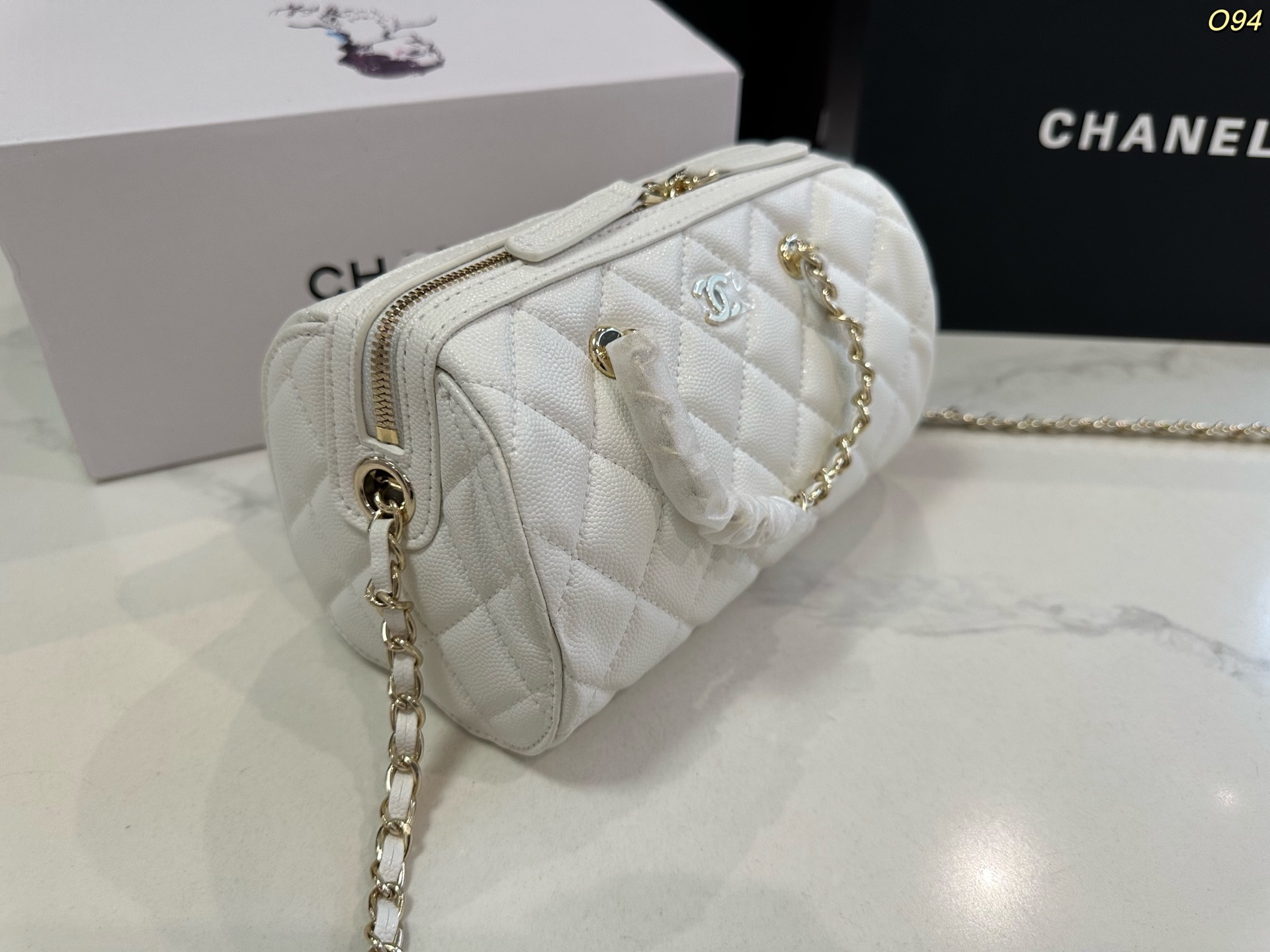 Chanel Boston Chanel 25P bowling bag
