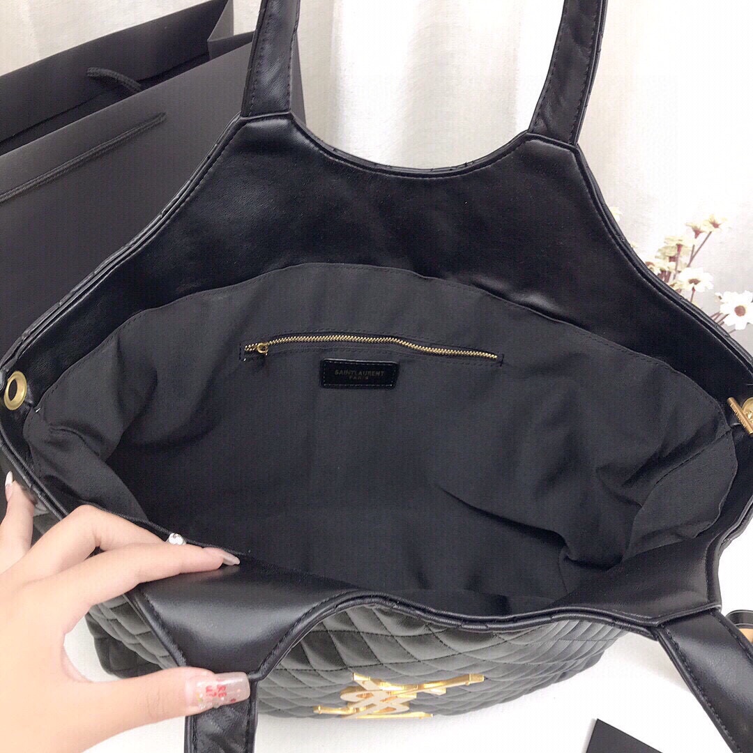 YSL rhomboid shopping handbag