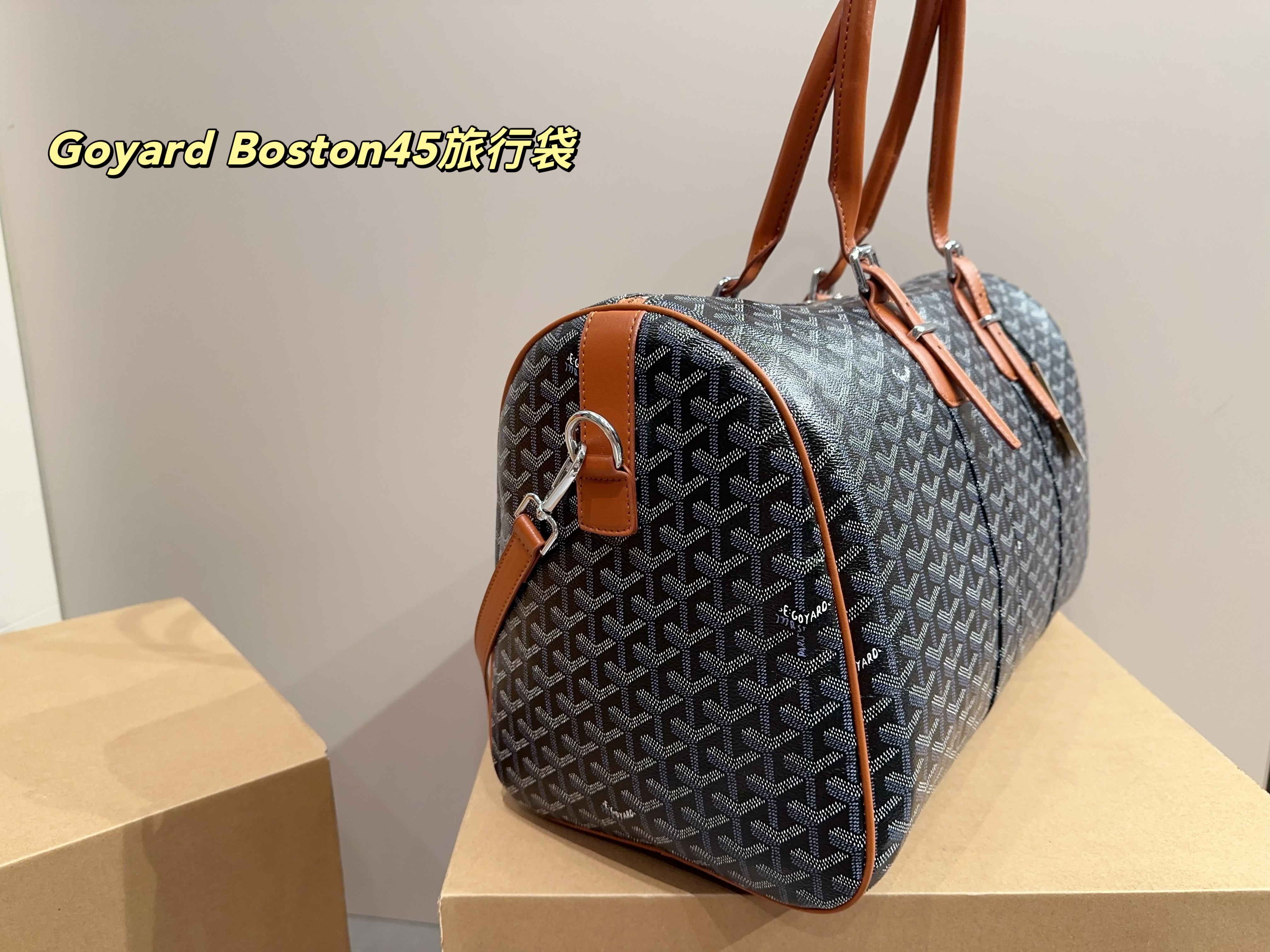 Goyard Boston45 Travel Bag