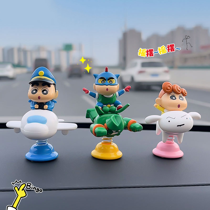 Officially licensed crayon mini figure cartoon doll figurine limited edition box set