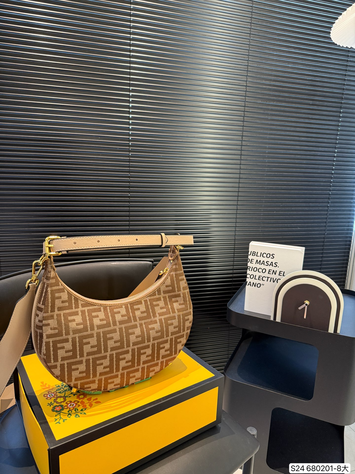 Fendi half-moon underarm bag