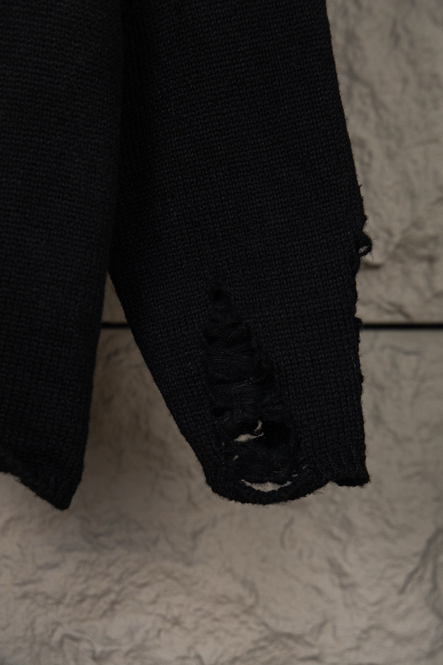 Chrome Hearts CH Embroidered holey knitted sweater pullover