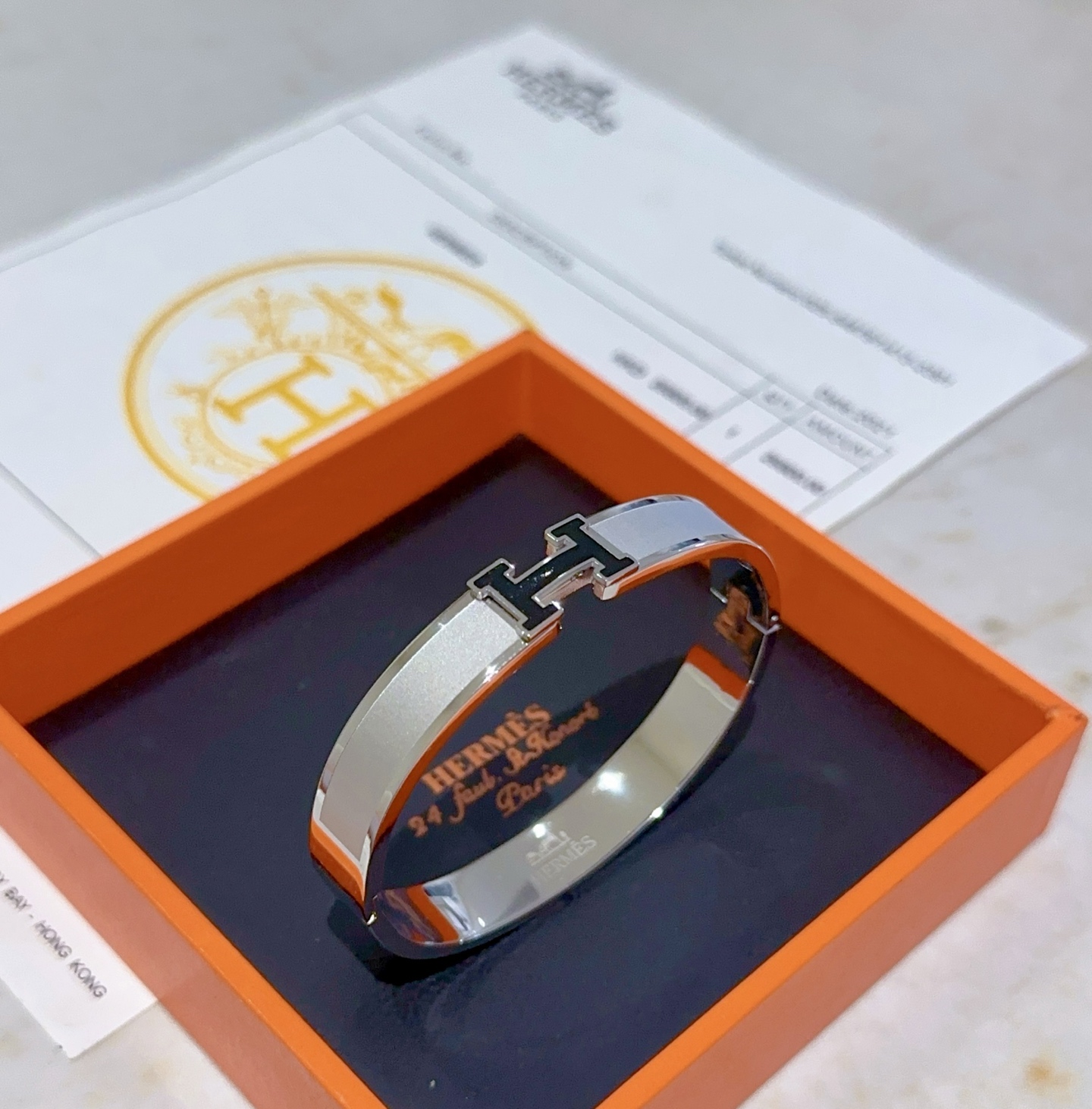 Hermes H bracelet