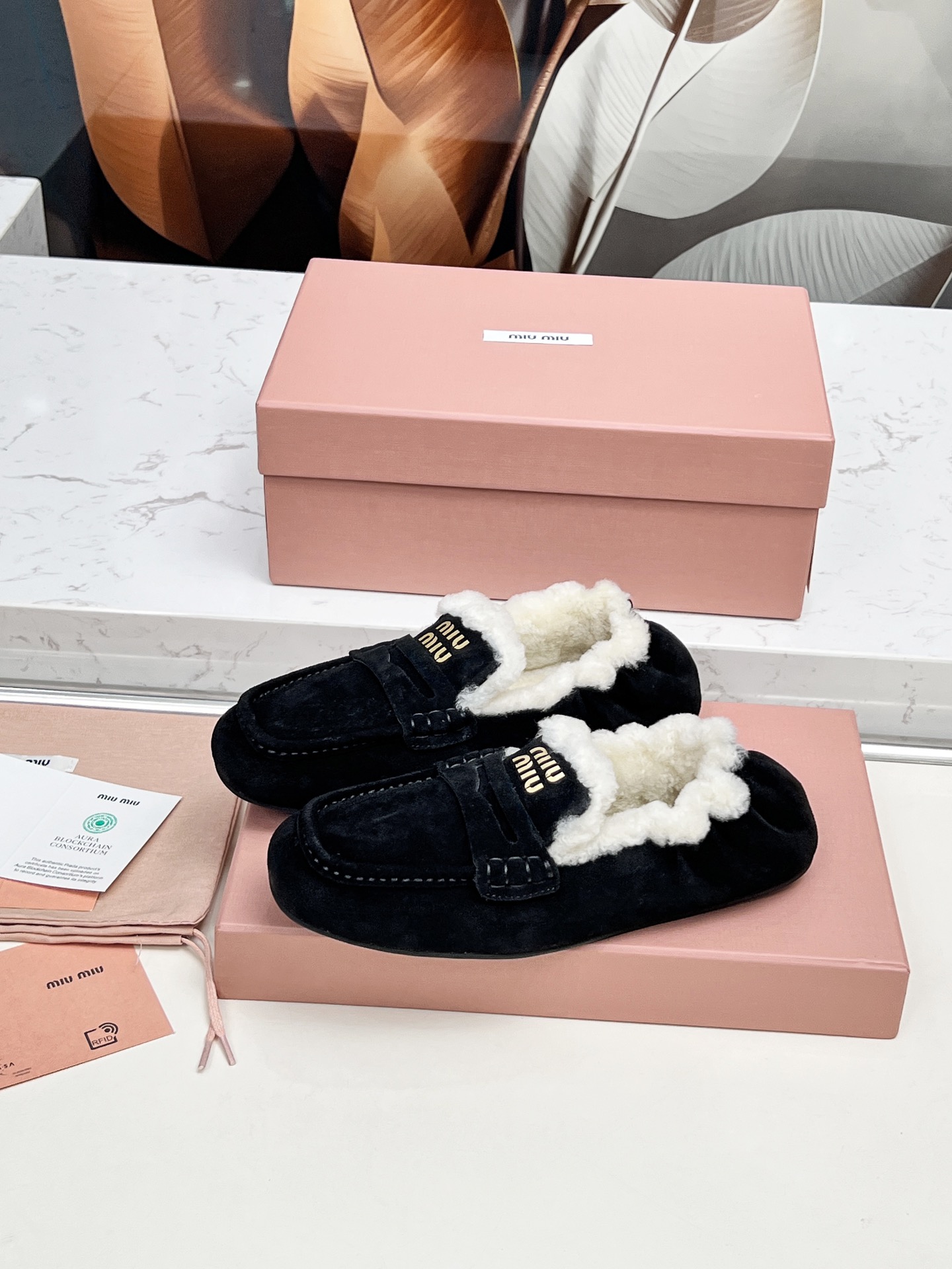 miumiu New one-piece lazy slippers shoes