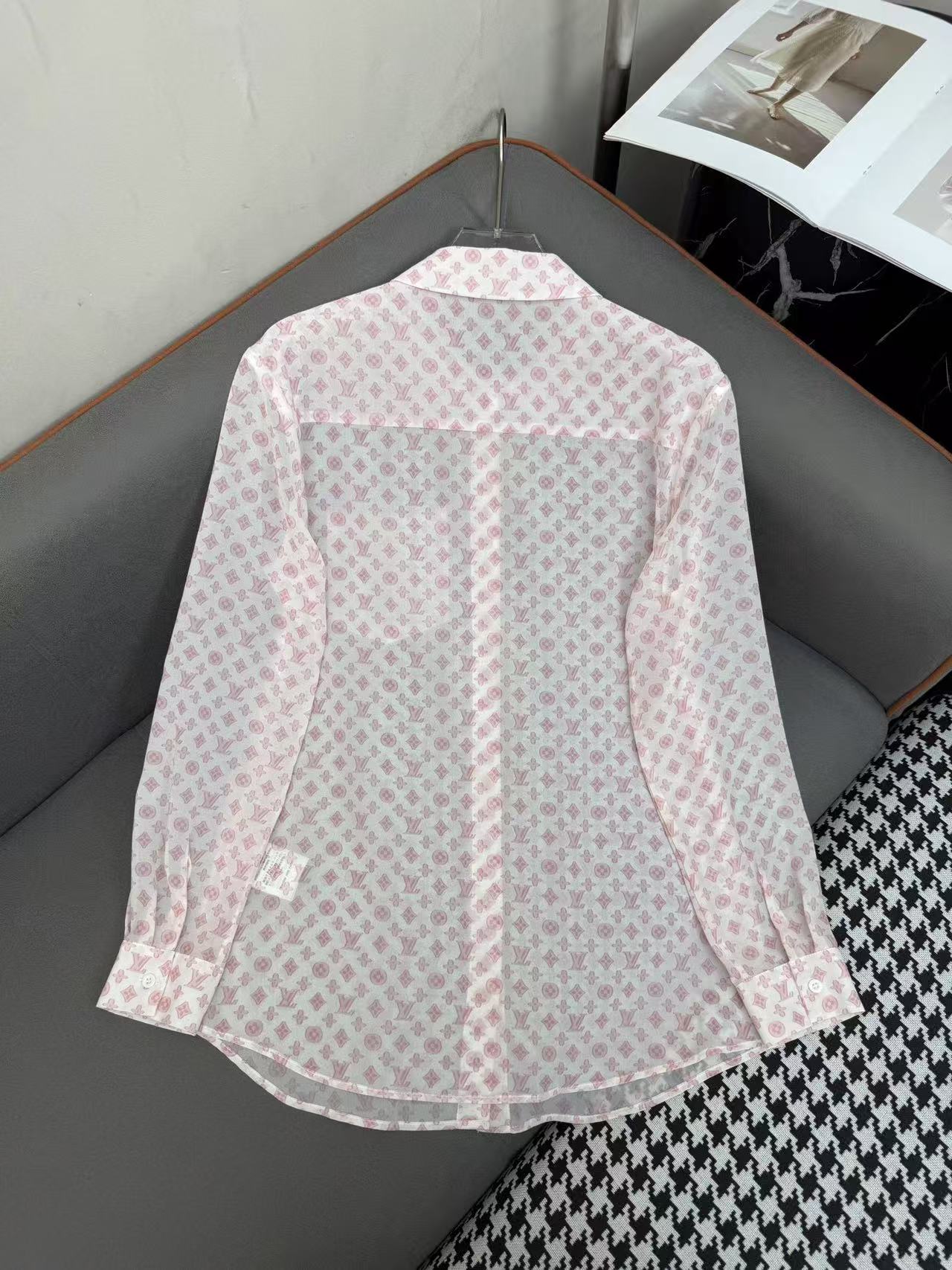 LV monogram shirt and trousers