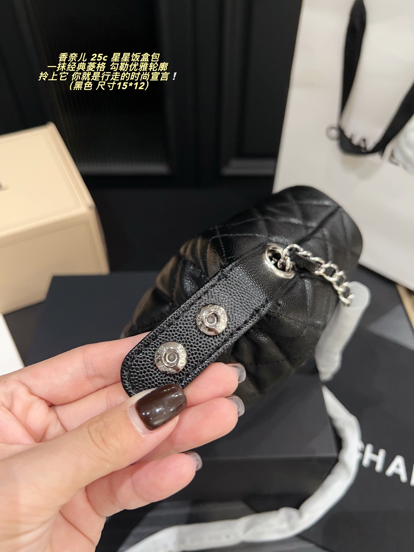 Chanel 25b Star Lunch Box Bag