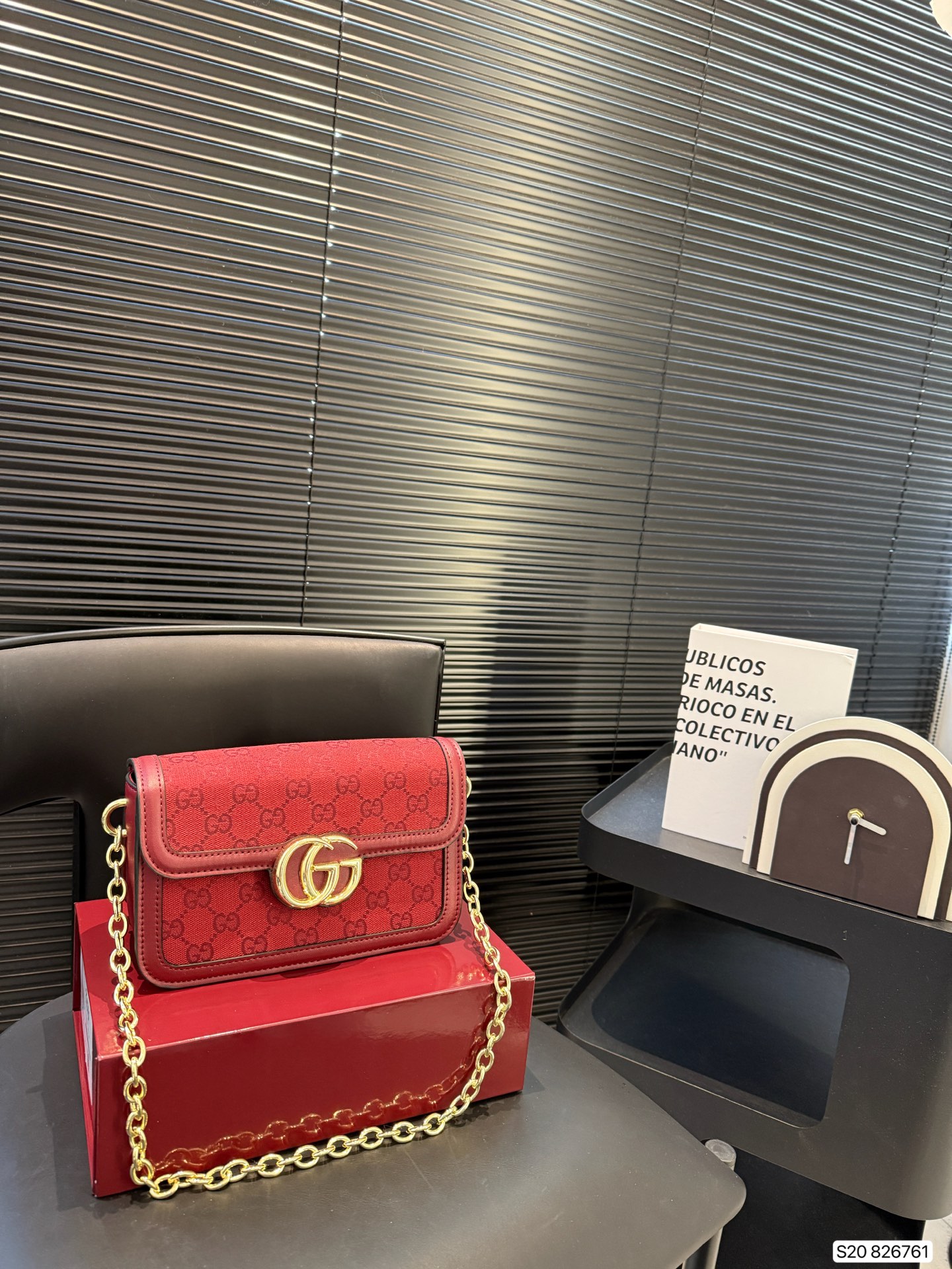 Gucci double G chain flap bag