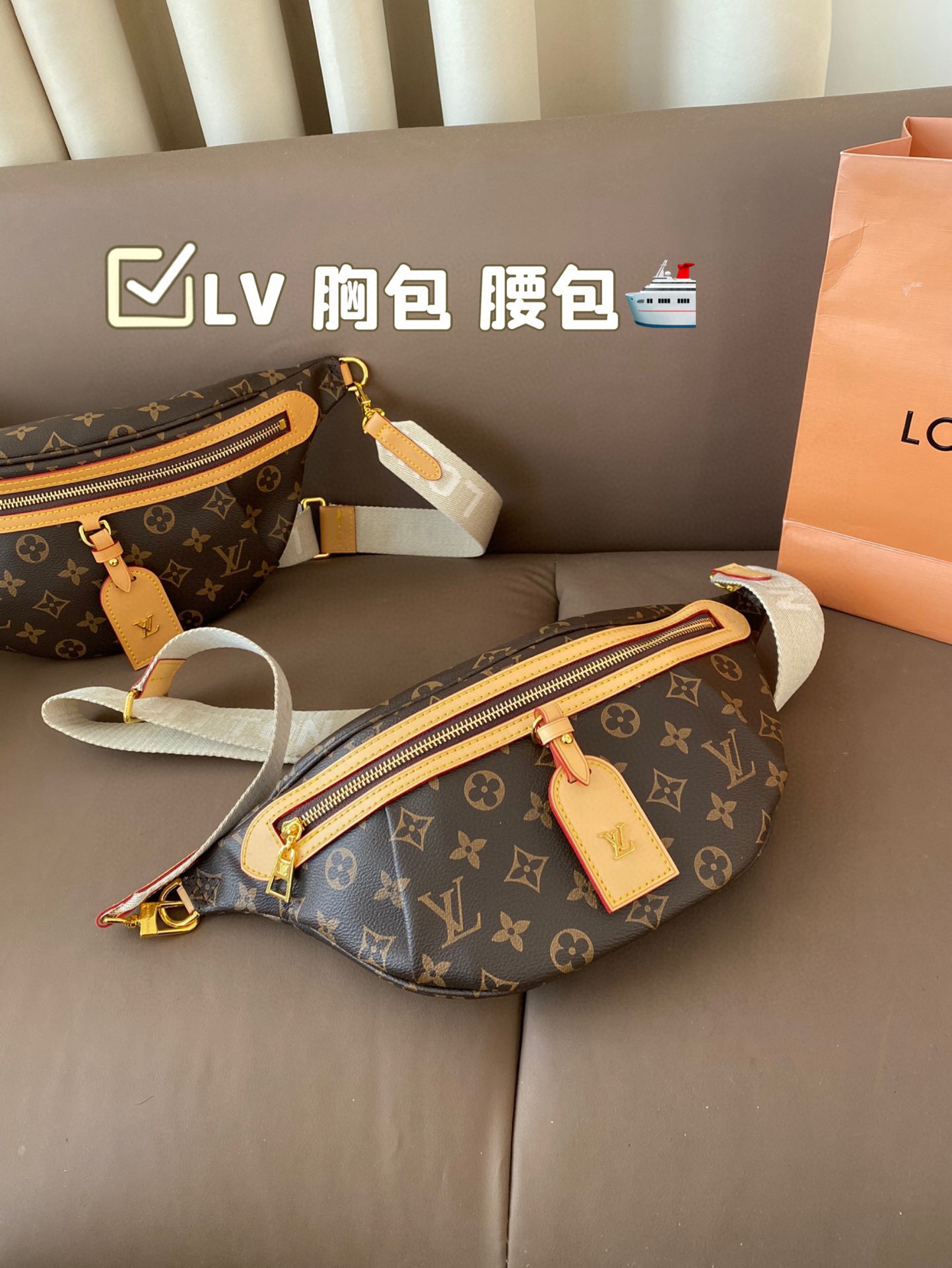 LV chest bag