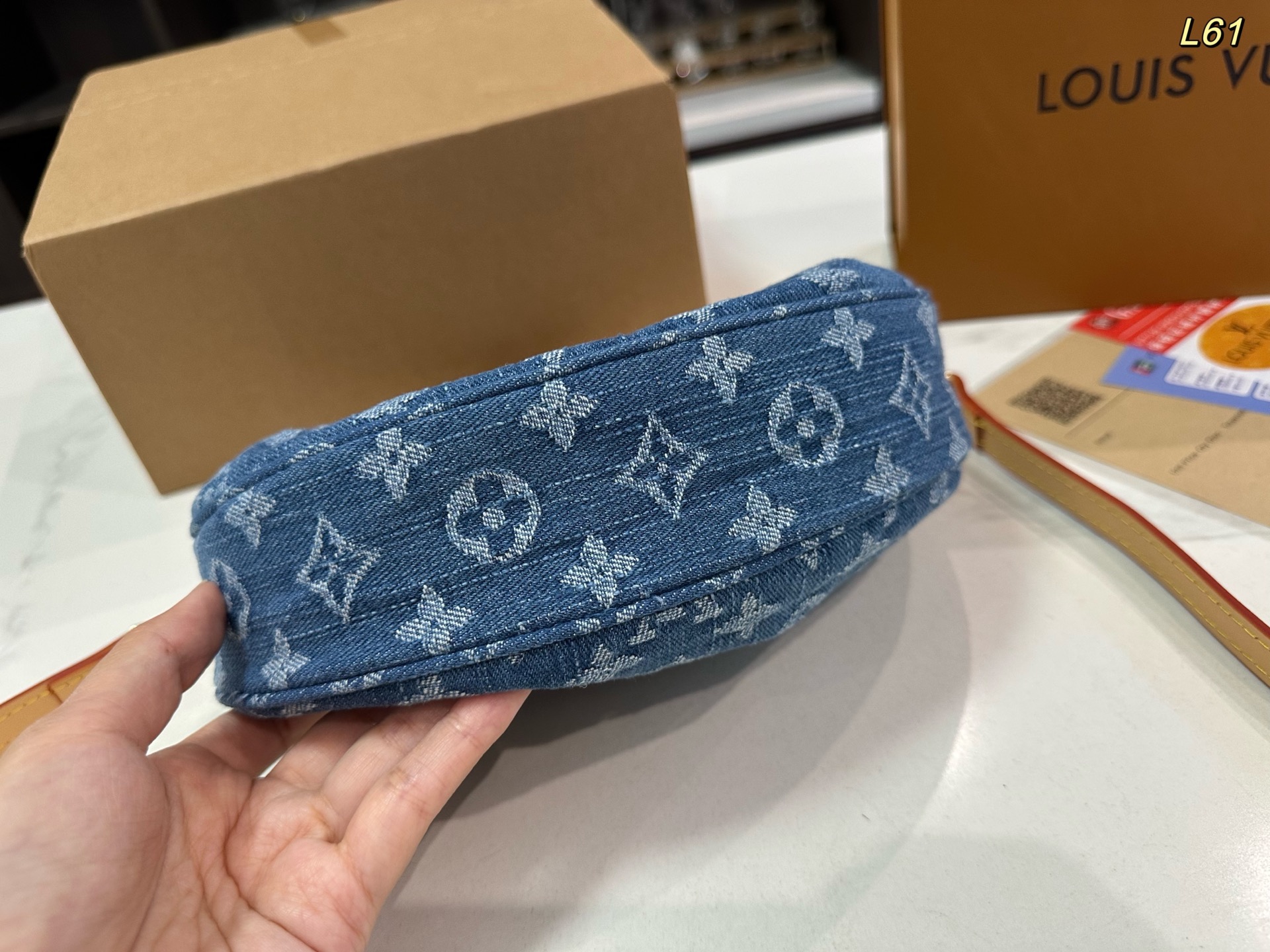 LV Valley denim Pochette bag Pochette Valley bag