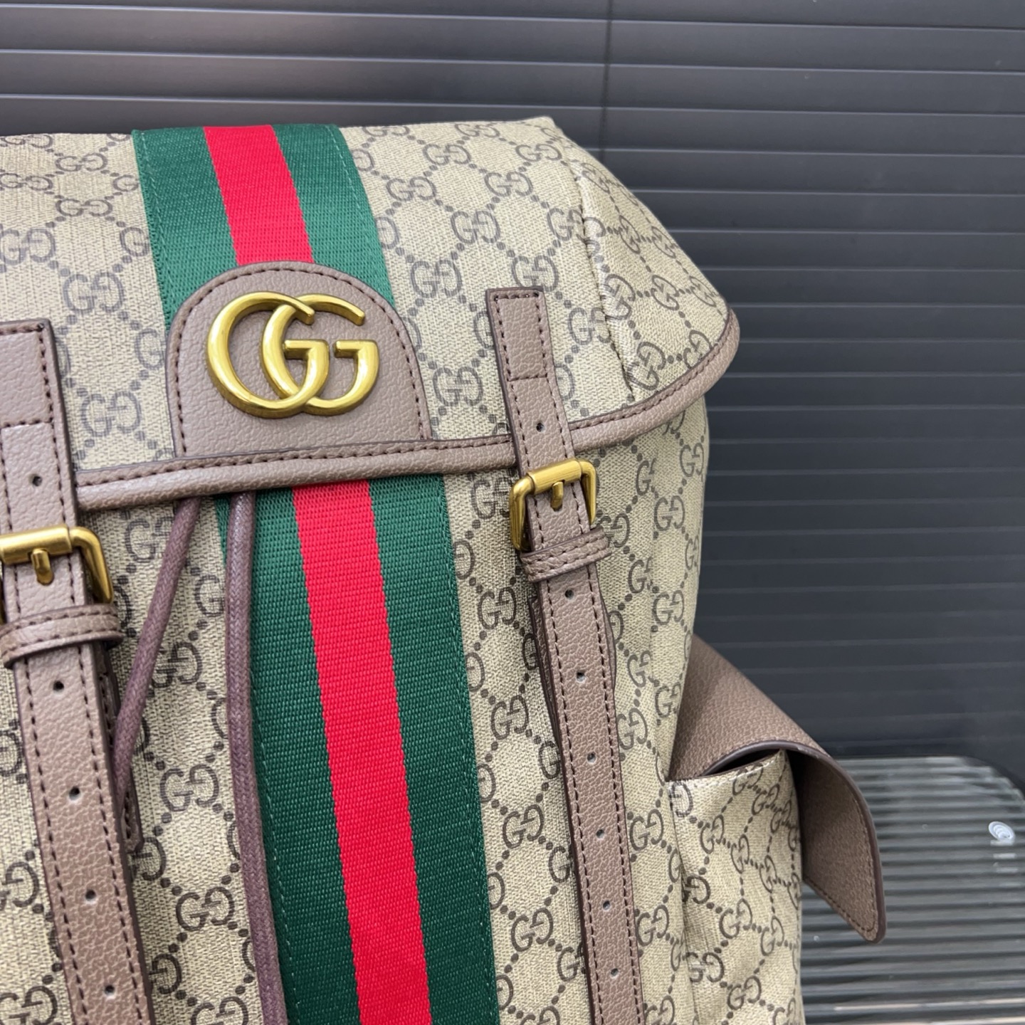 Gucci Ophidia printed backpack