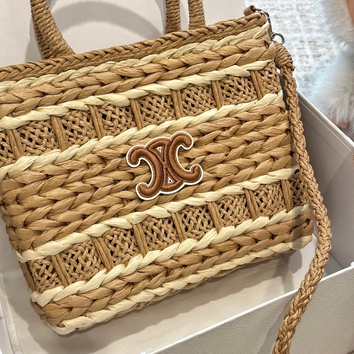 Celine straw woven bags and hats