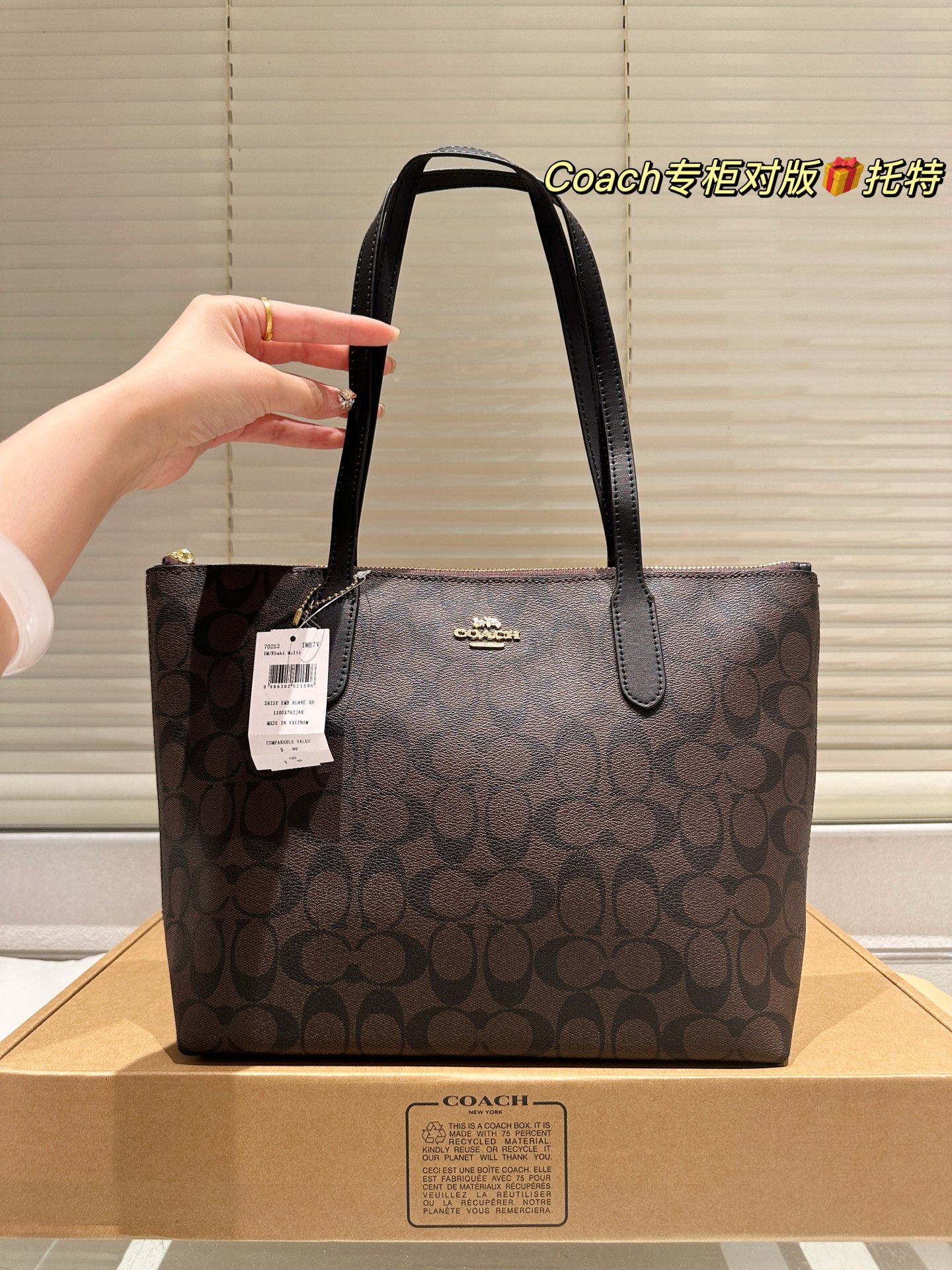 Coach Fiona Zip Tote 23 handbag