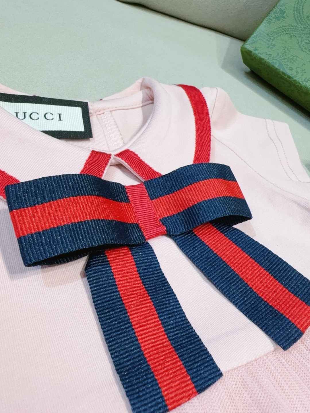 Children's Clothing Gucci Peach Pink Tulle baby Dress