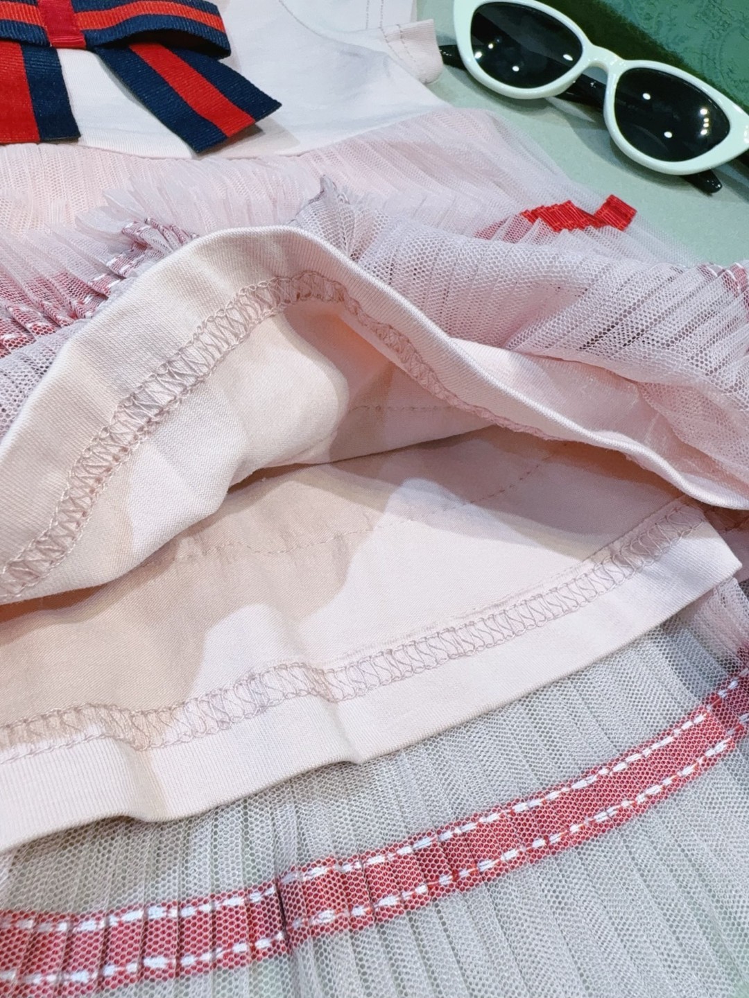 Children's Clothing Gucci Peach Pink Tulle baby Dress