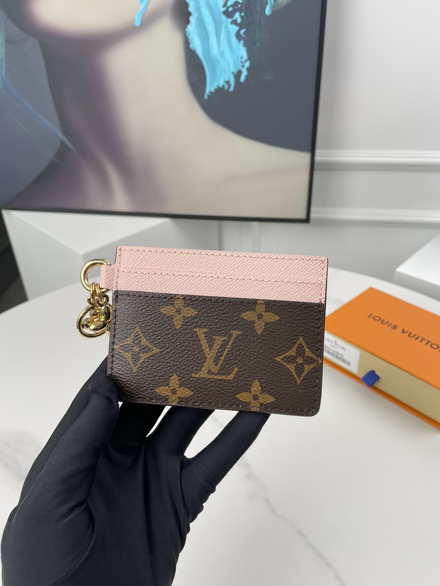 LV Charms Monogram card holder