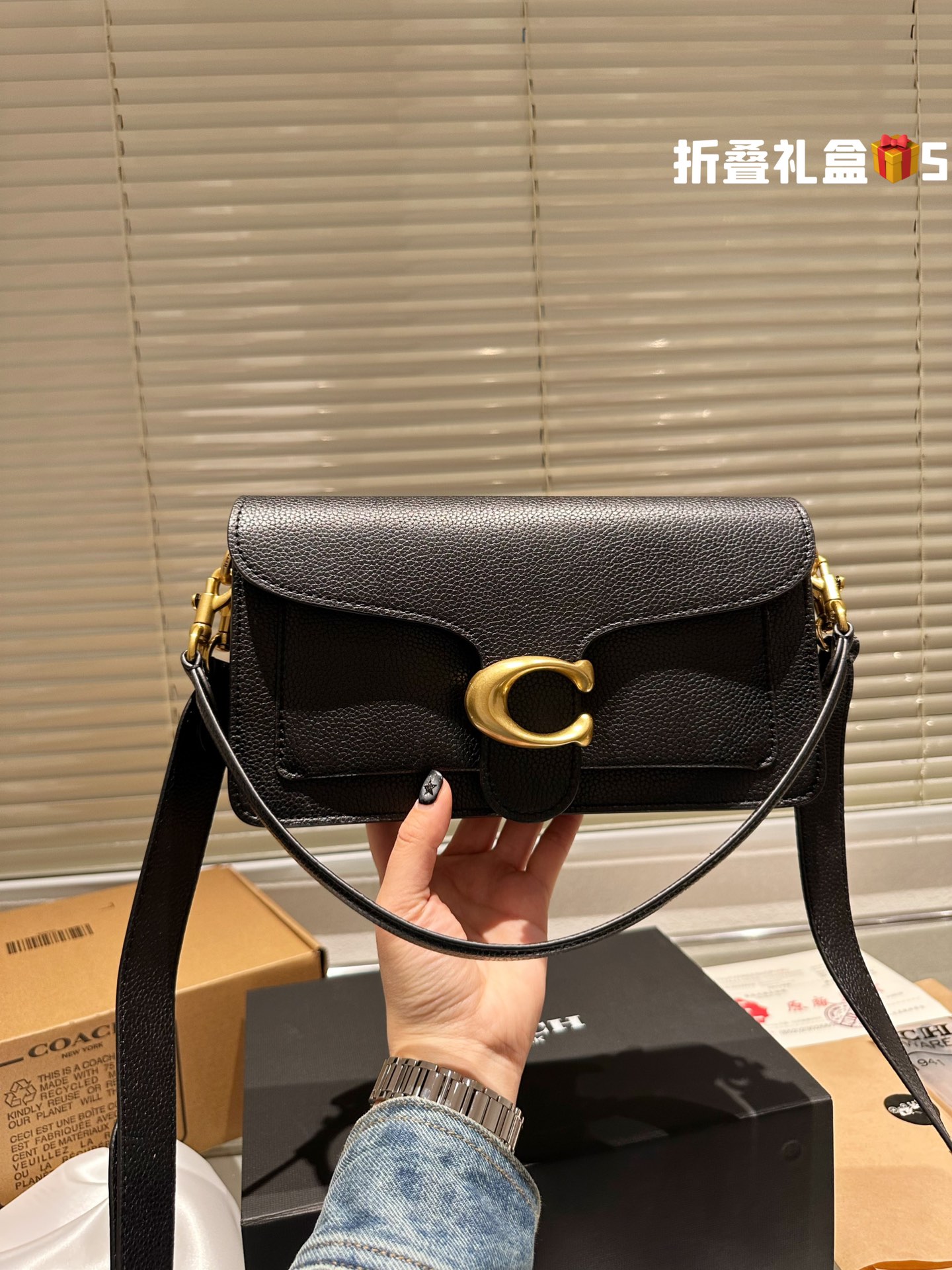High quality coachtabby shoulder crossbody bag cowhide leather