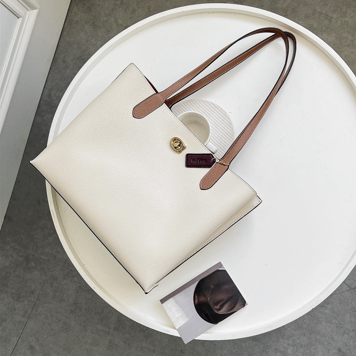 Coach Willow shoulder tote handbag