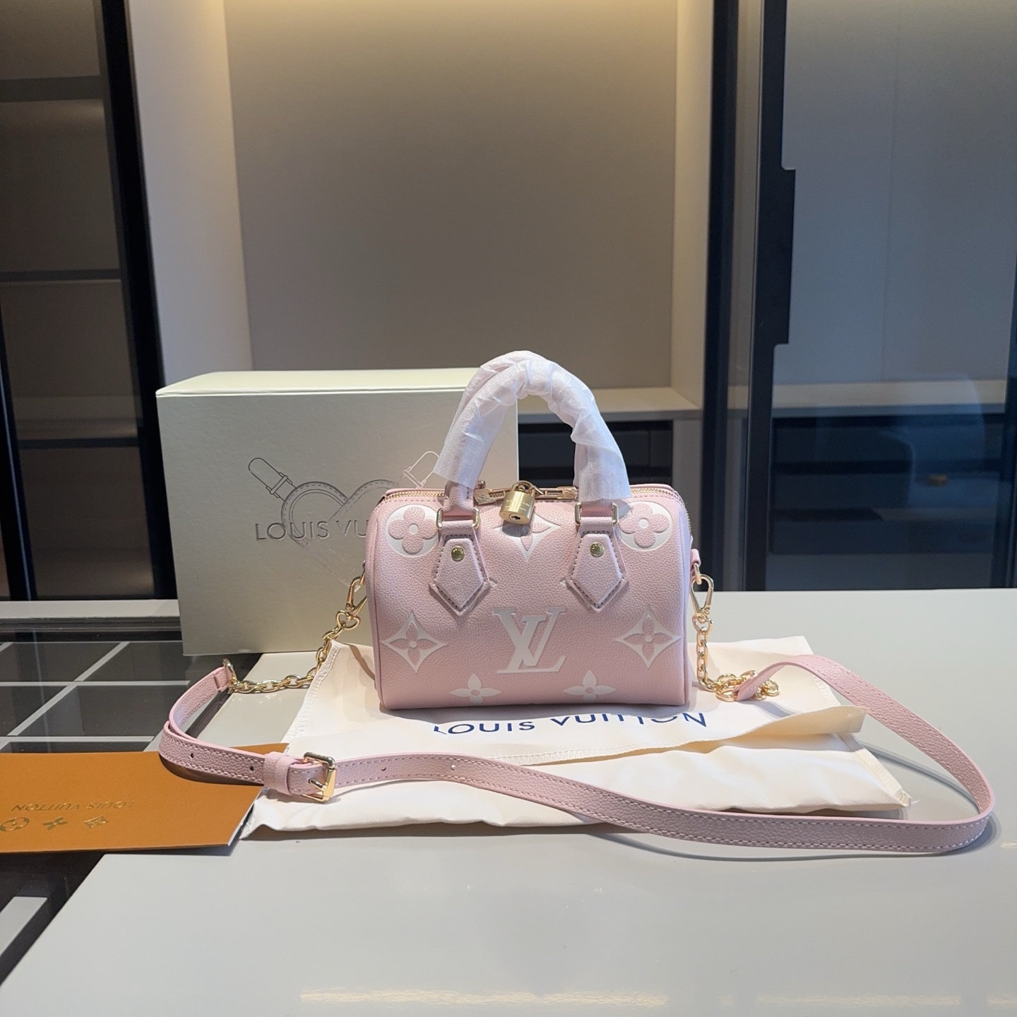 LV Speedy20 shoulder crossbody bag