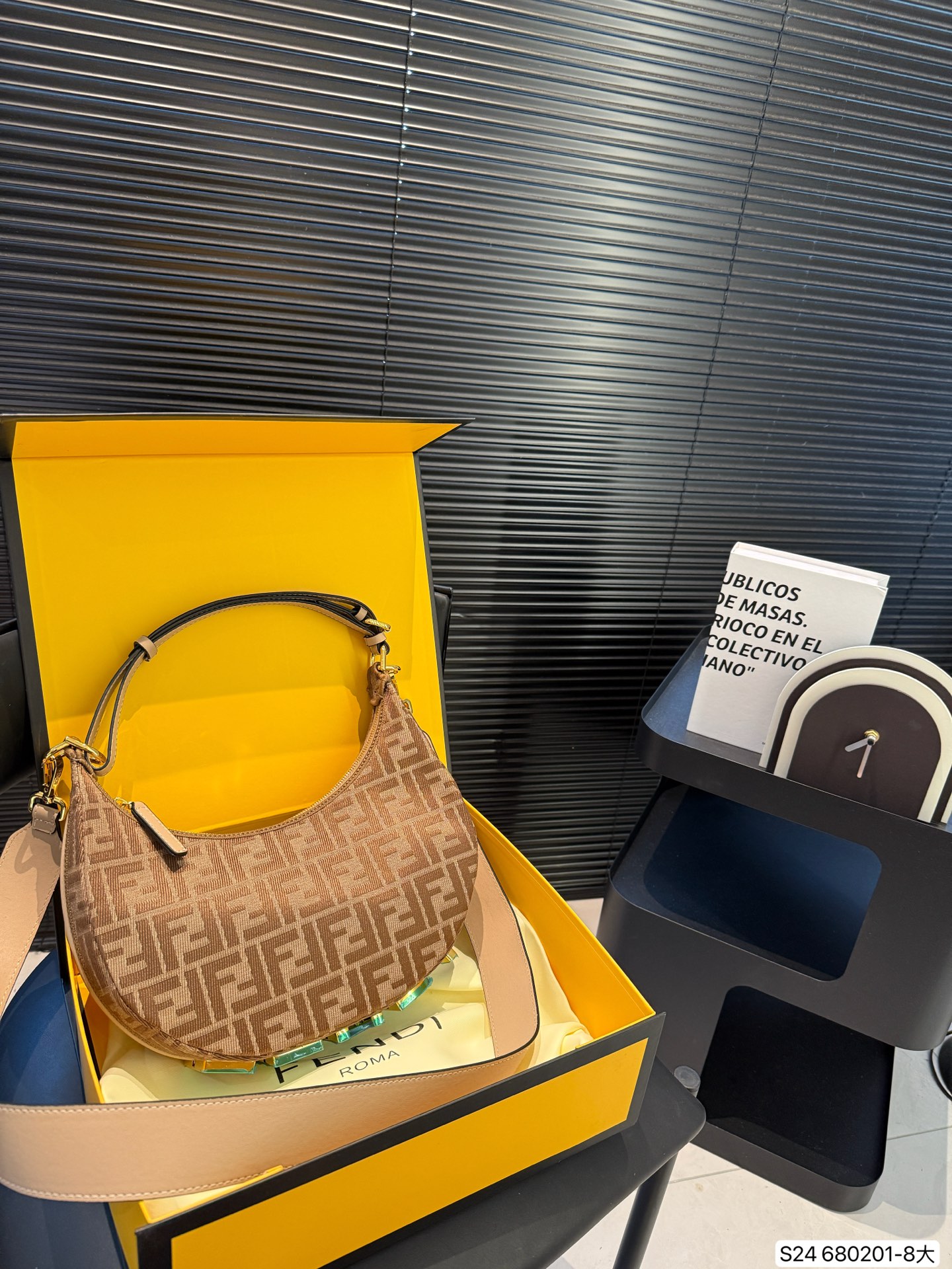 Fendi half-moon underarm bag