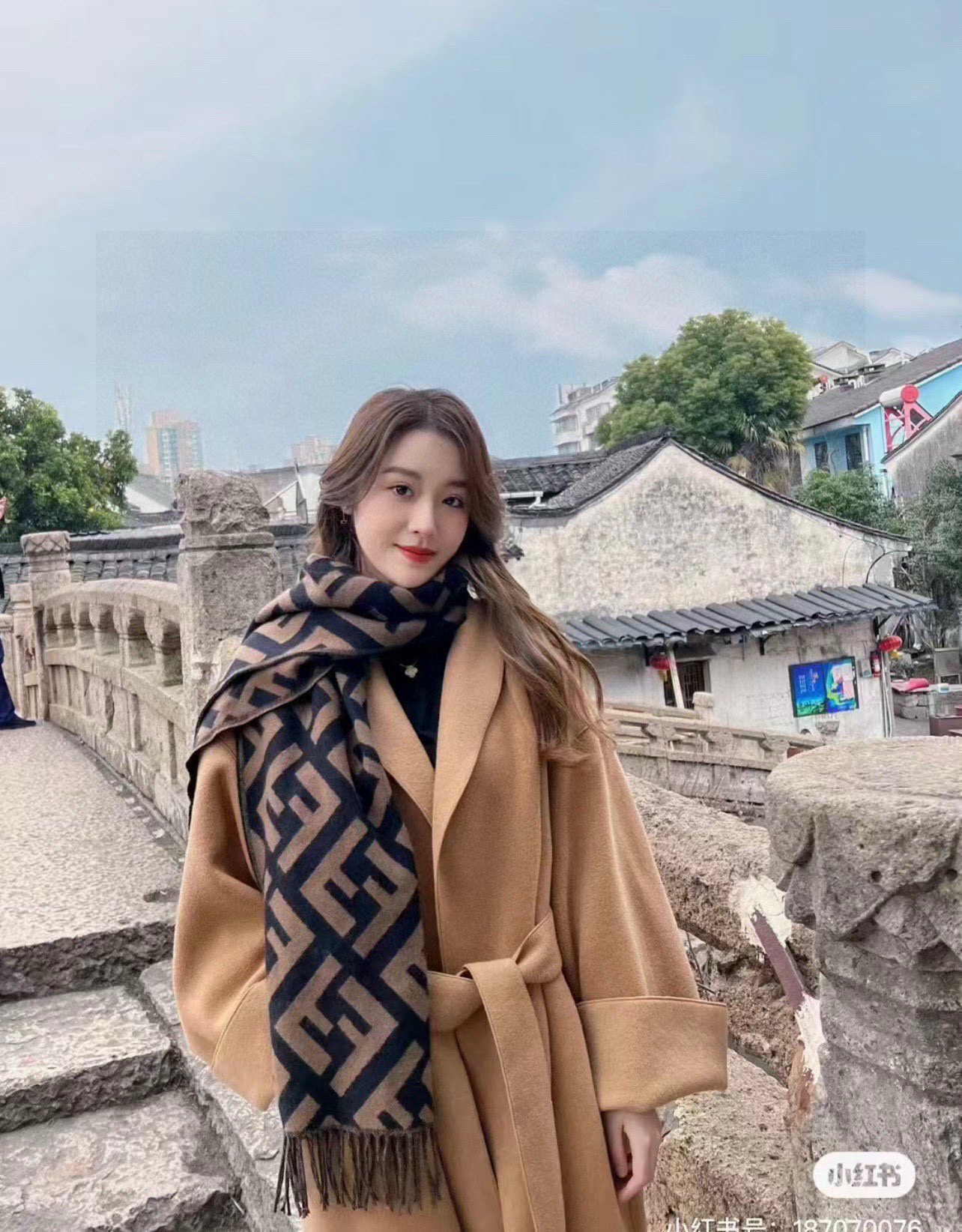 Fendi cashmere scarf