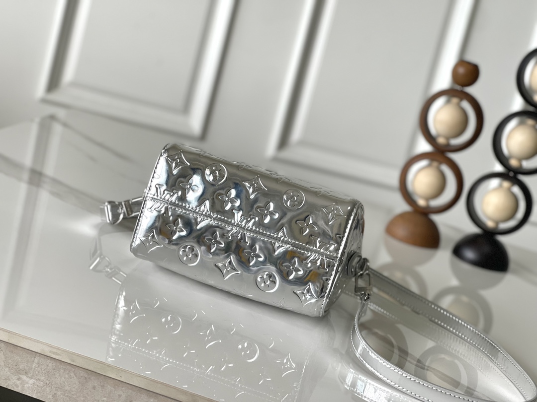 LV Speedy Bandoulière 20 LV Ski Monogram Miroir shoulder bag