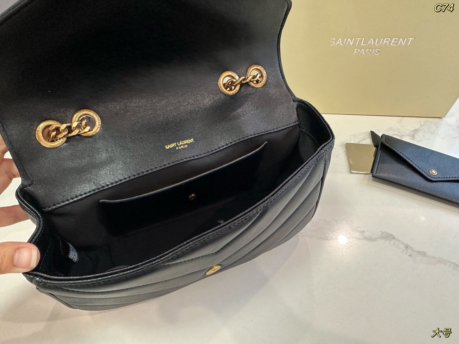 YSL new loulou chain crossbody shoulder bag