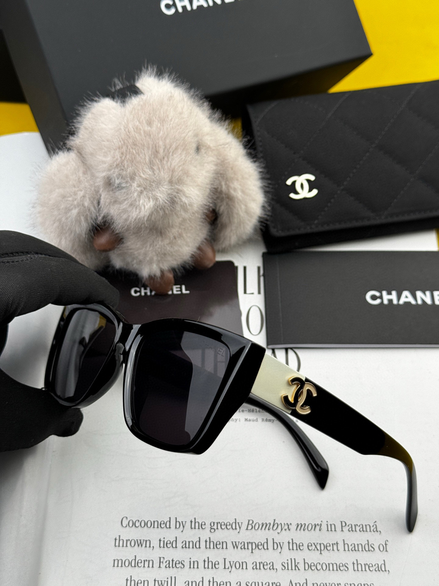 Chanel large-framed sunglasses