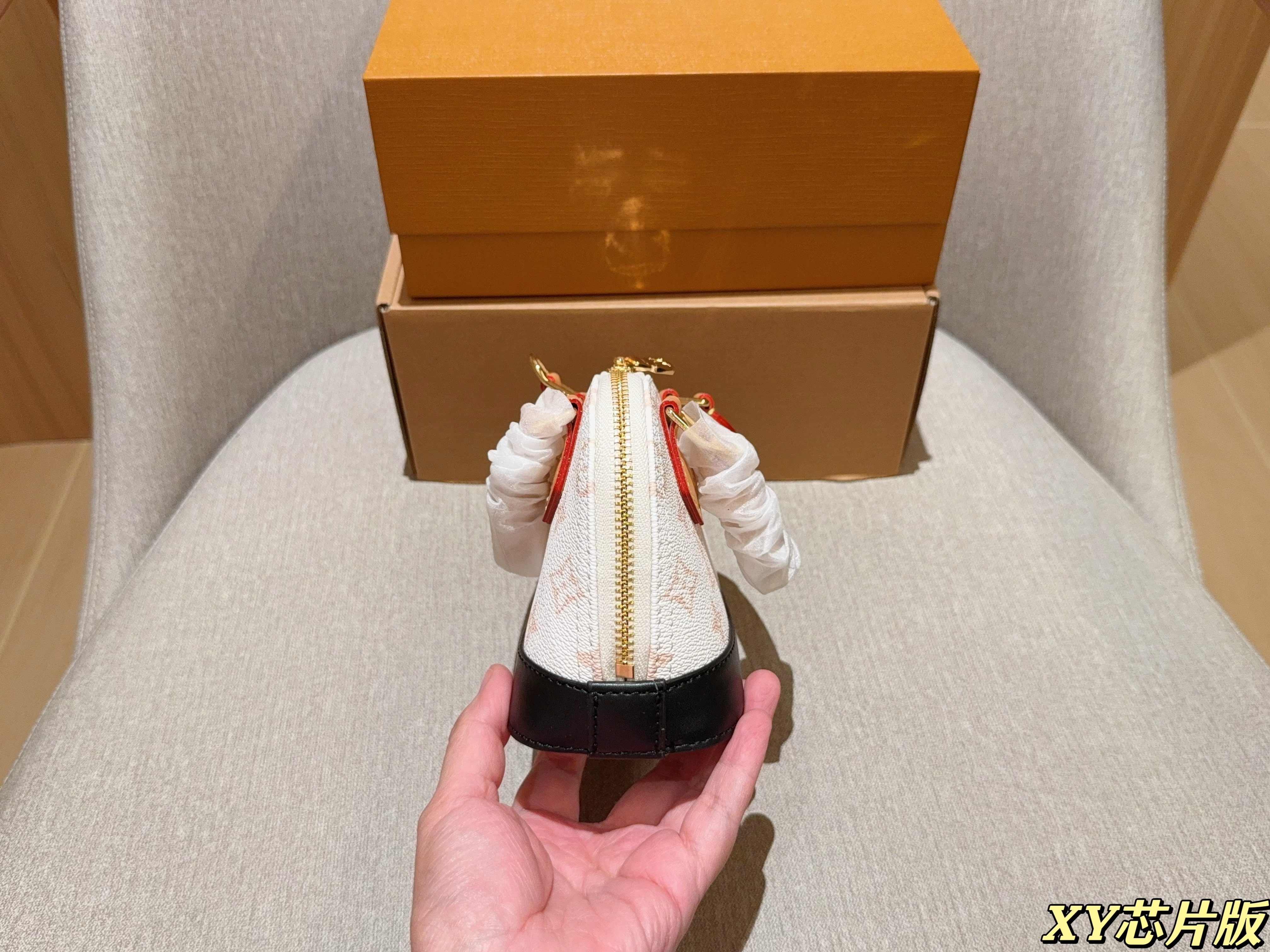 LV Louis Vuitton Nano alma Mini Shell Bag