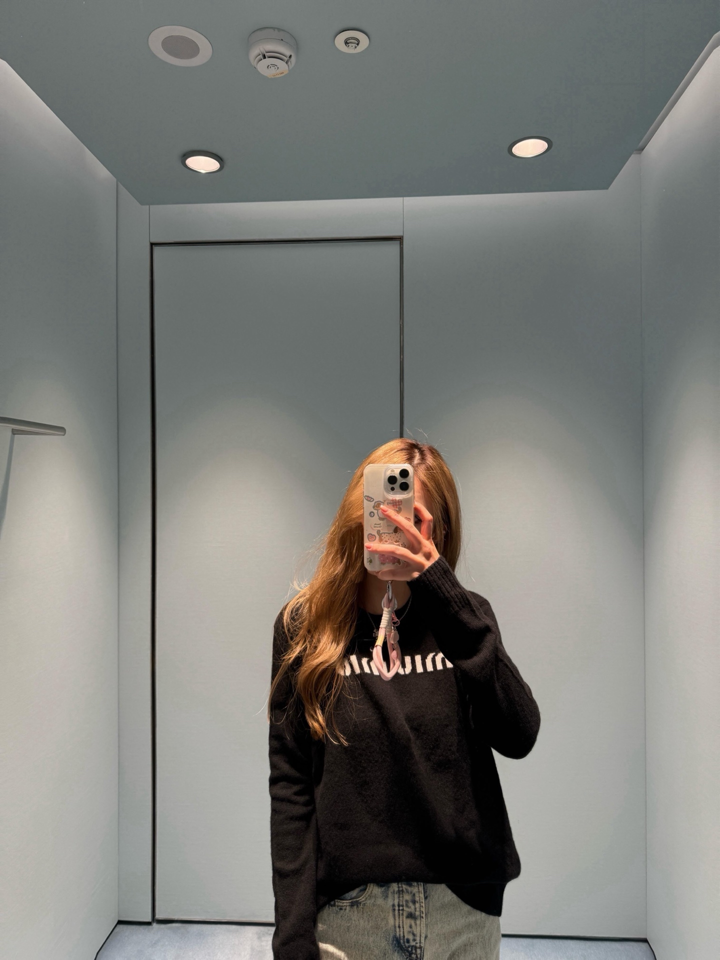 MiuMiu Classic Embroidered Cashmere Sweater Knitwear