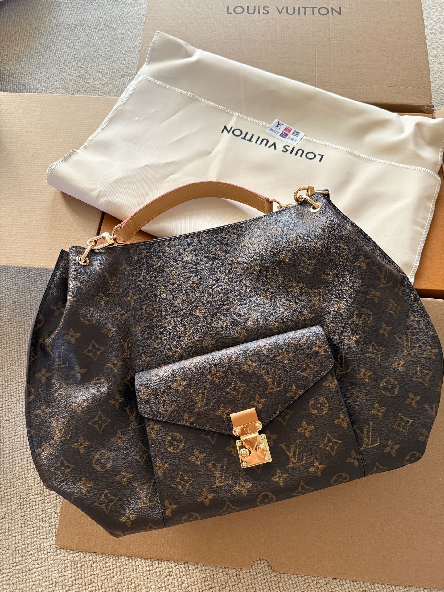 LV monogram HOBO handbag