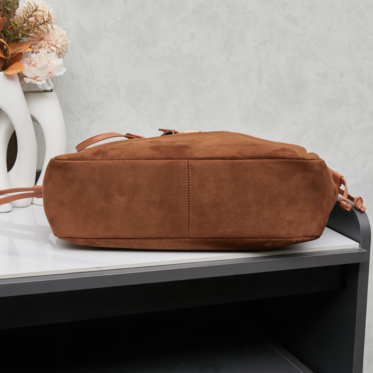 YSL Suede tote bag shoulder bag