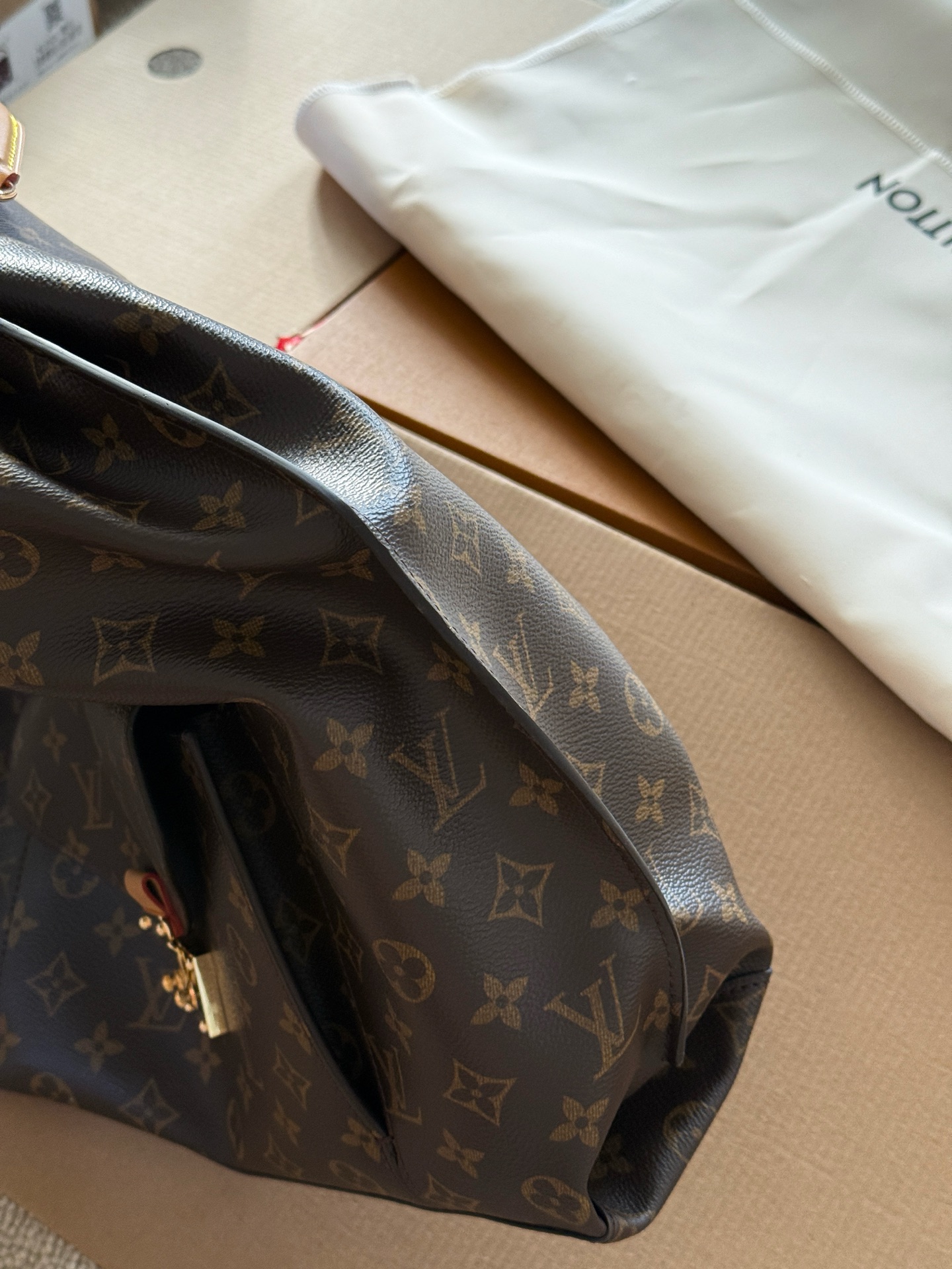 LV monogram HOBO handbag